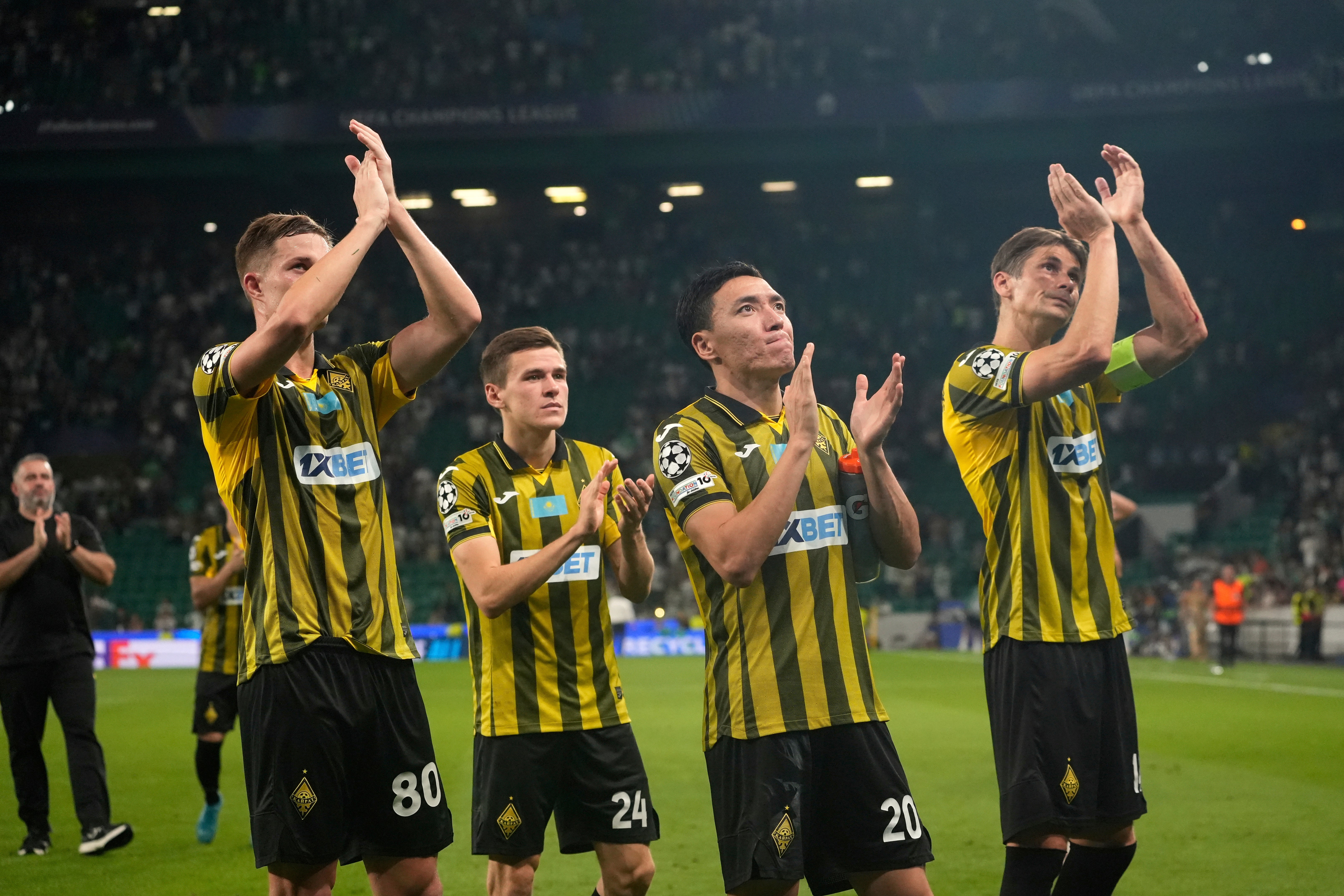 Kairat Almaty’s first Champions League group game ended in defeat