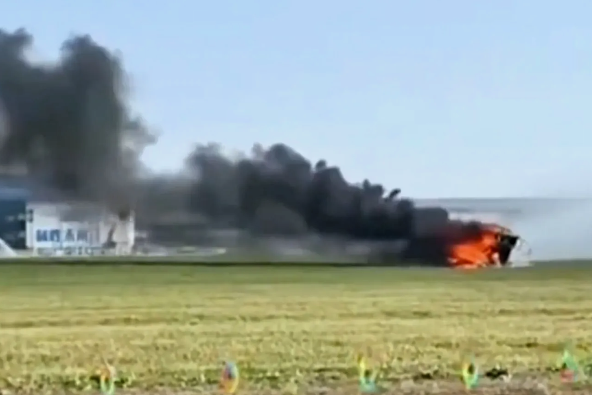 The flying car crash happened during rehearsals for the Changchun Air Show in north-east China on Tuesday, 16 September 2025