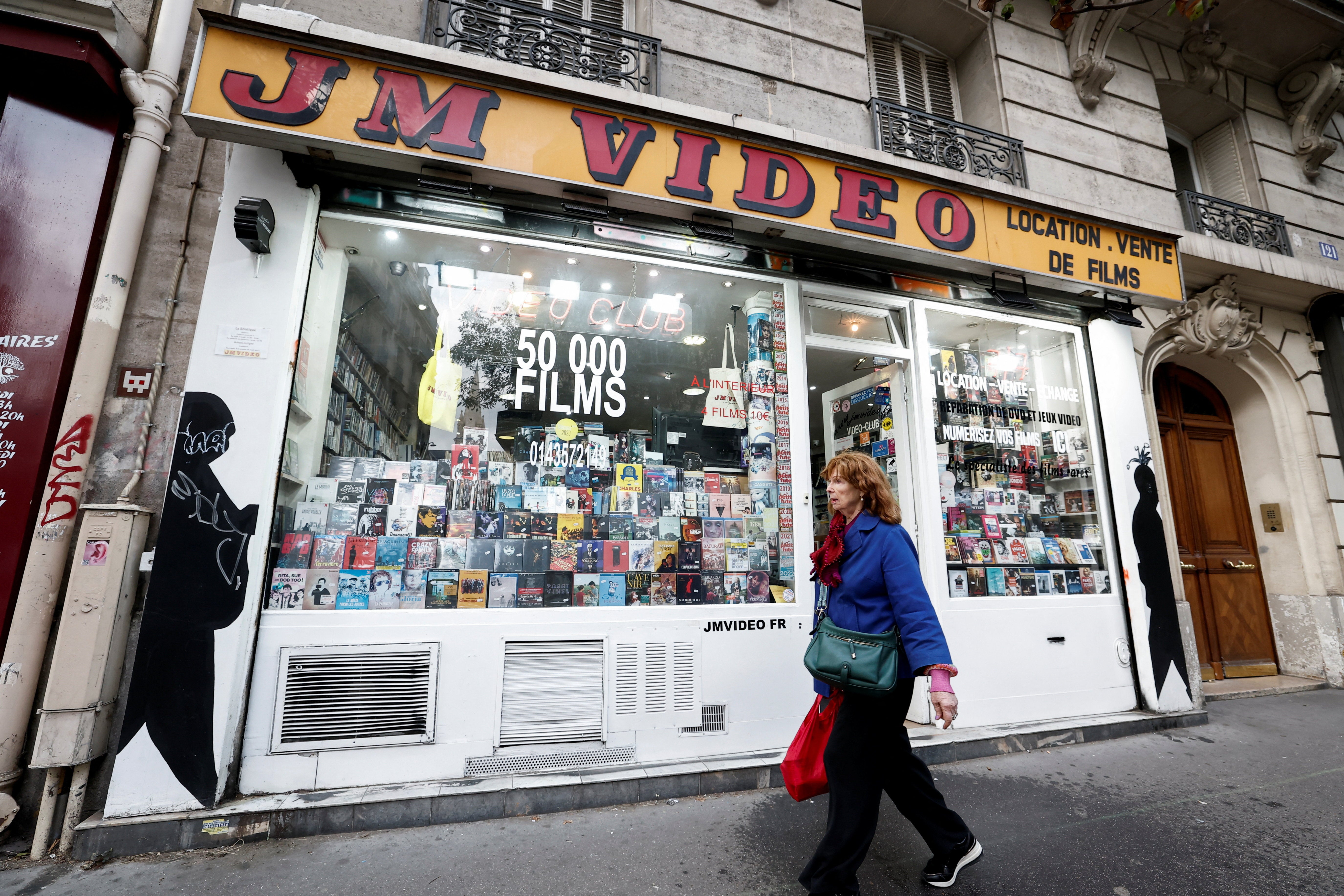 Threatened with closure, one of Paris' last video stores calls for help