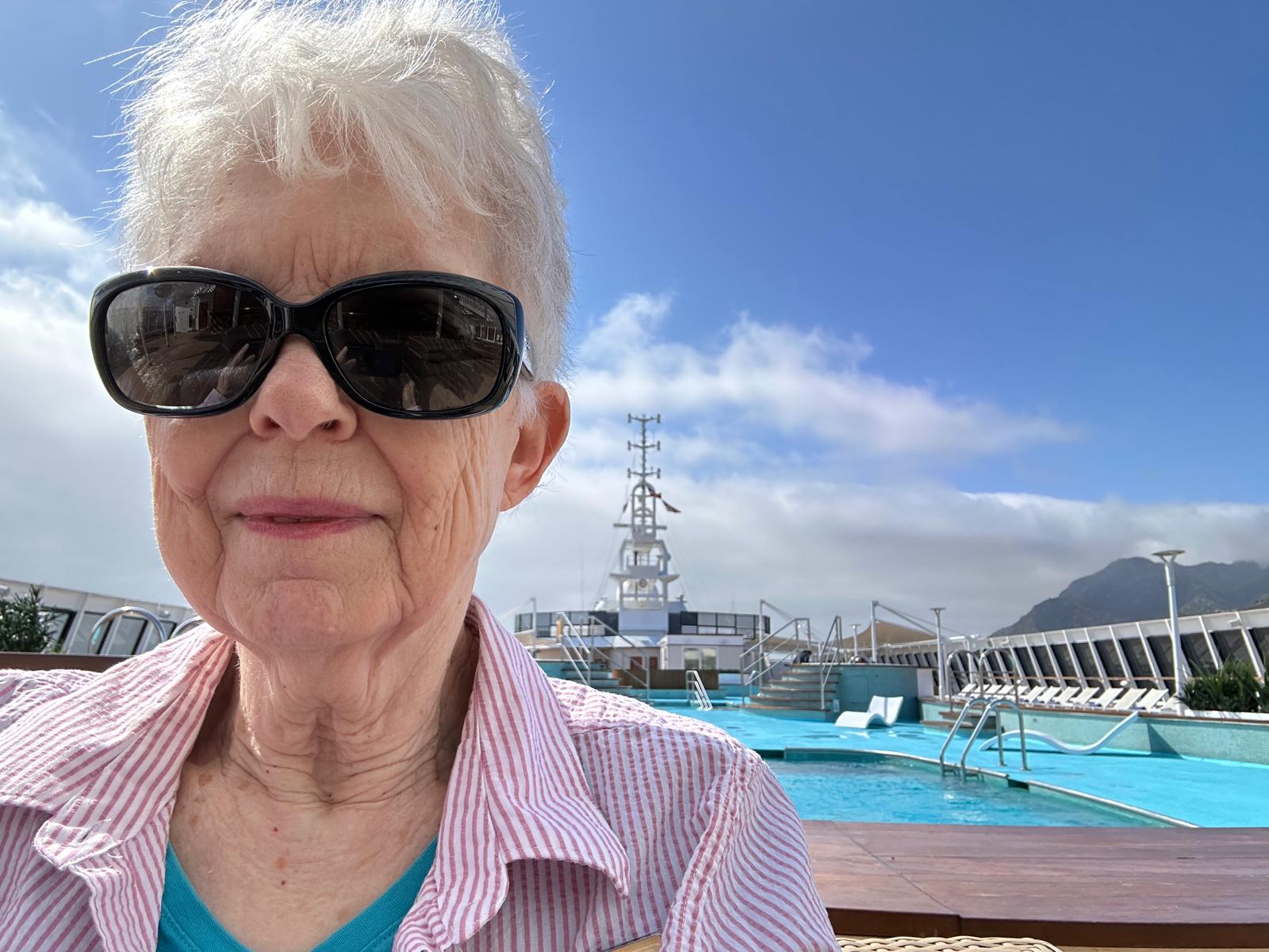‘I’ve always been an ocean person’: Sharon has swapped her life on land for high-sea living