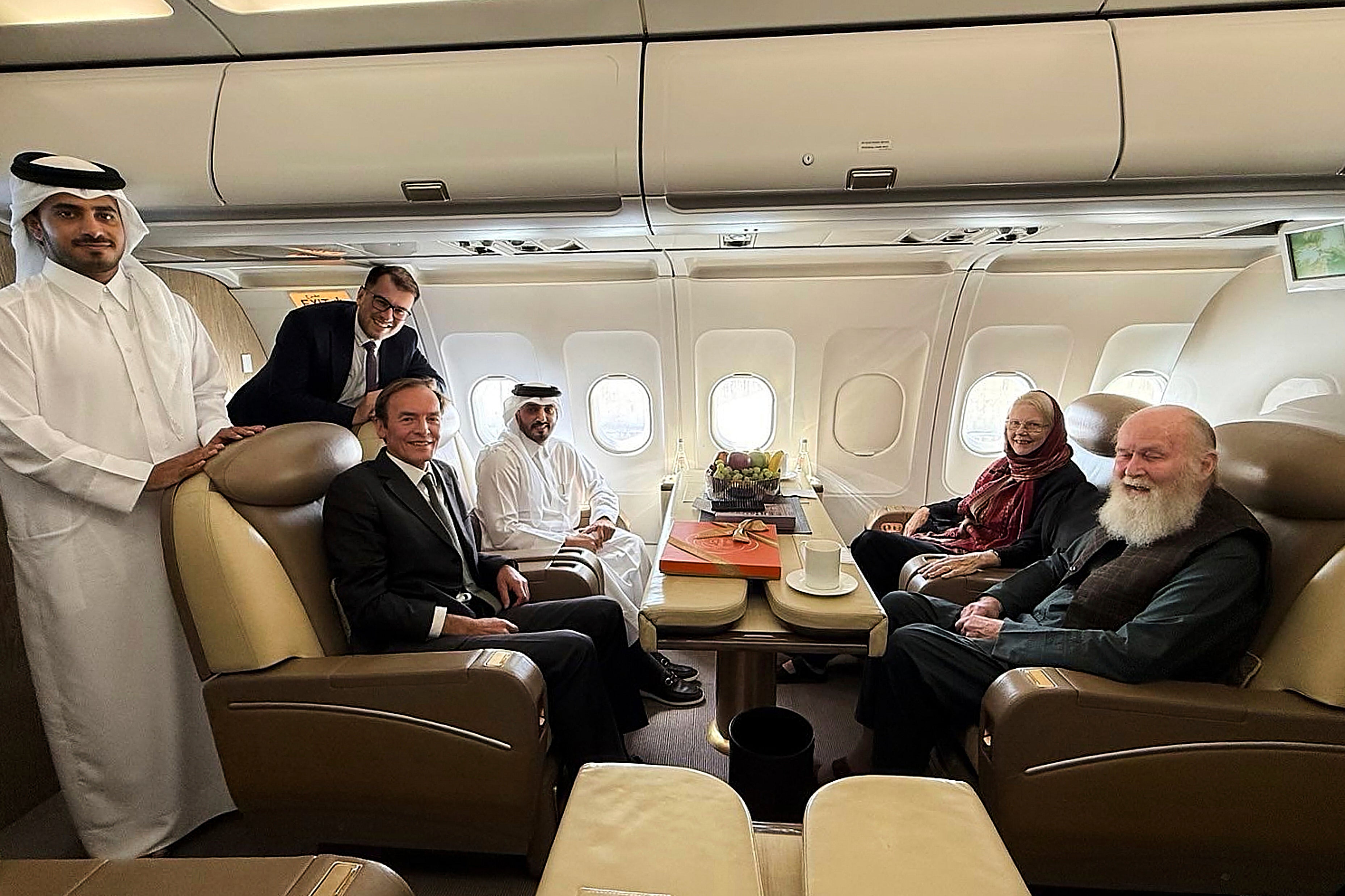 The couple’s family say their return is ‘a moment of immense joy’