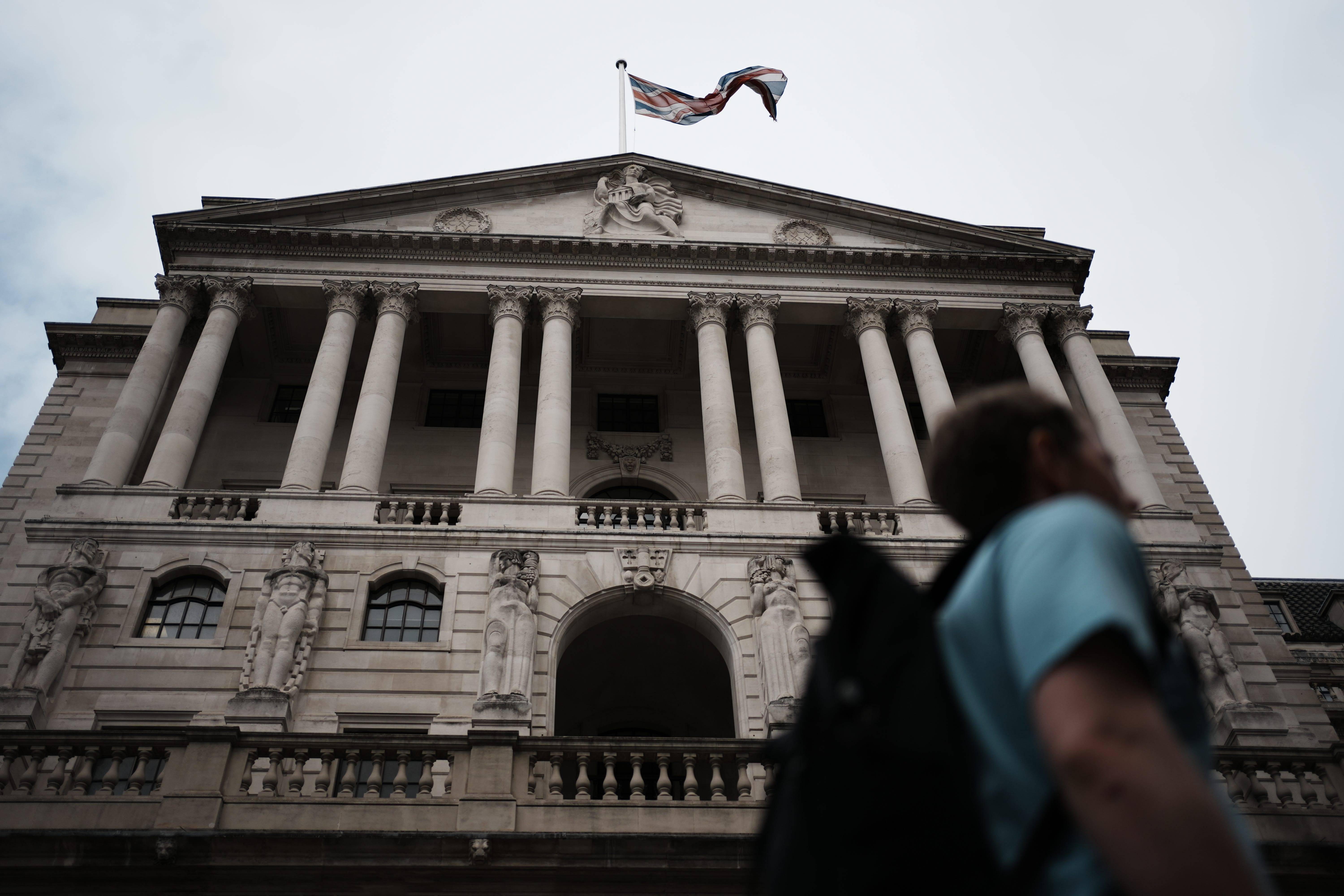 The Bank of England is reducing the speed at which it sells government debt (Jordan Pettitt/PA)