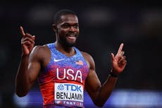 Rai Benjamin reinstated as world champion after controversial disqualification in 400m hurdles
