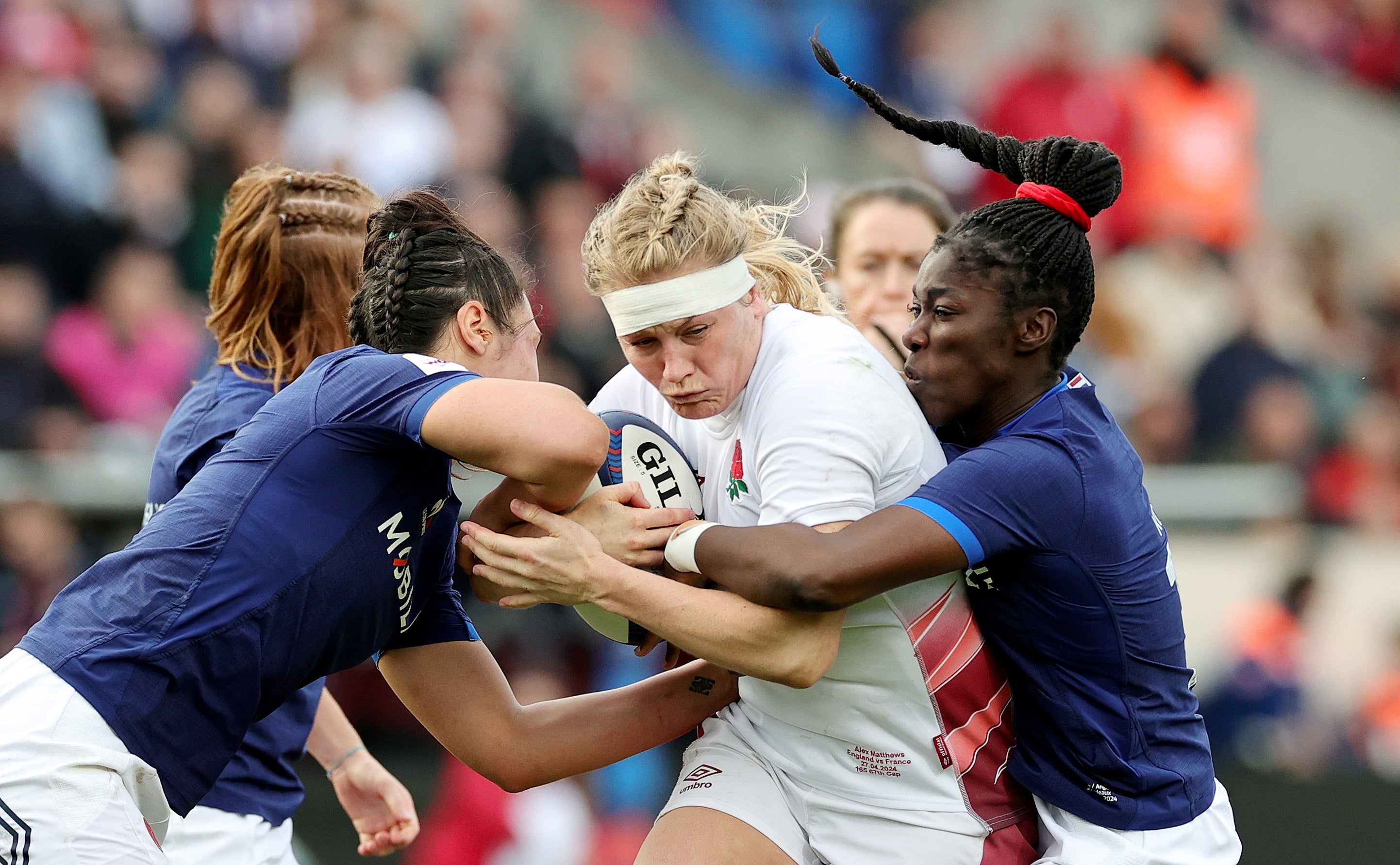 Alex Matthews is relishing the physical test that France will provide