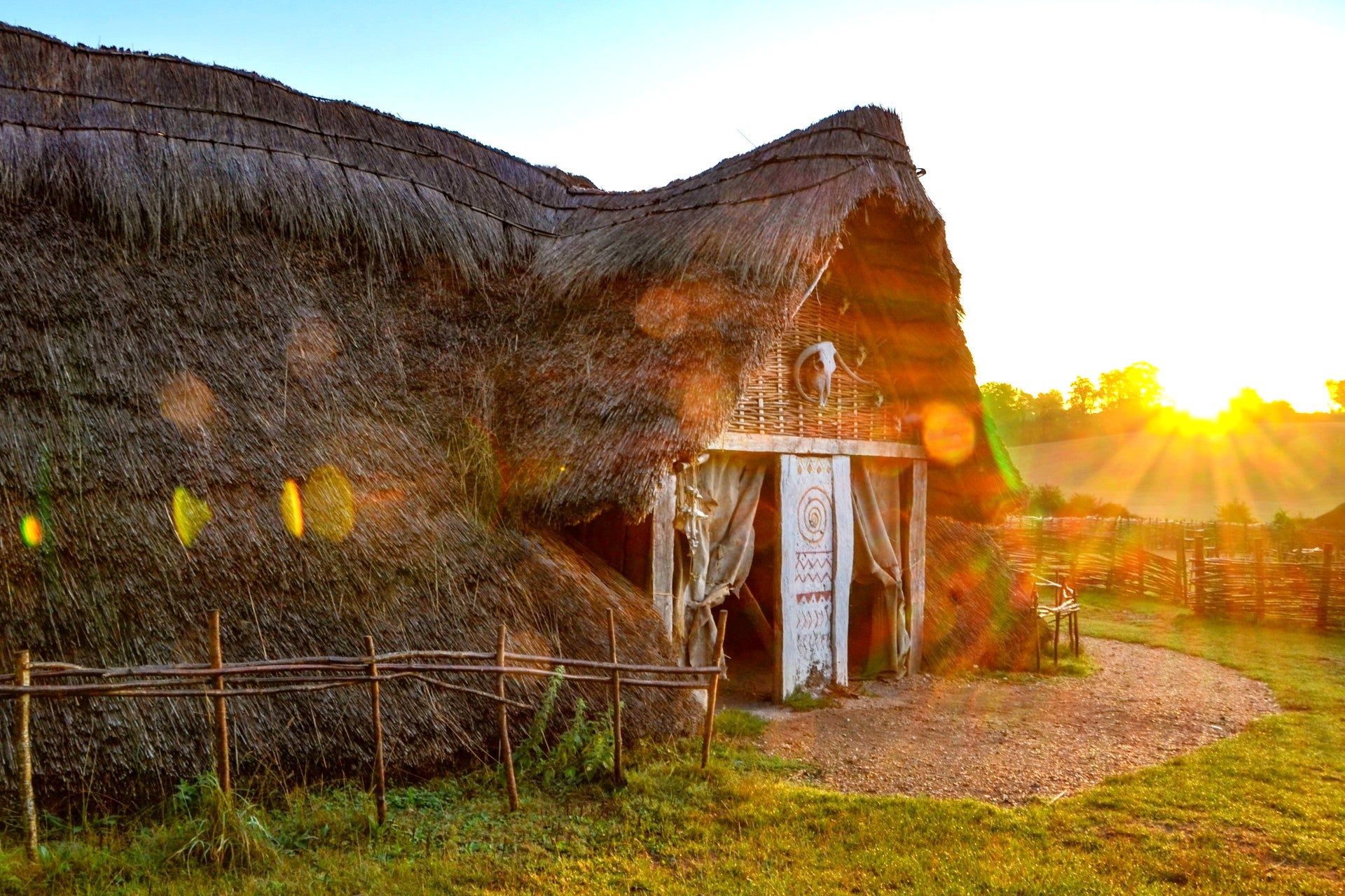 Be transported through time to the Stone Age at Butser Ancient Farm