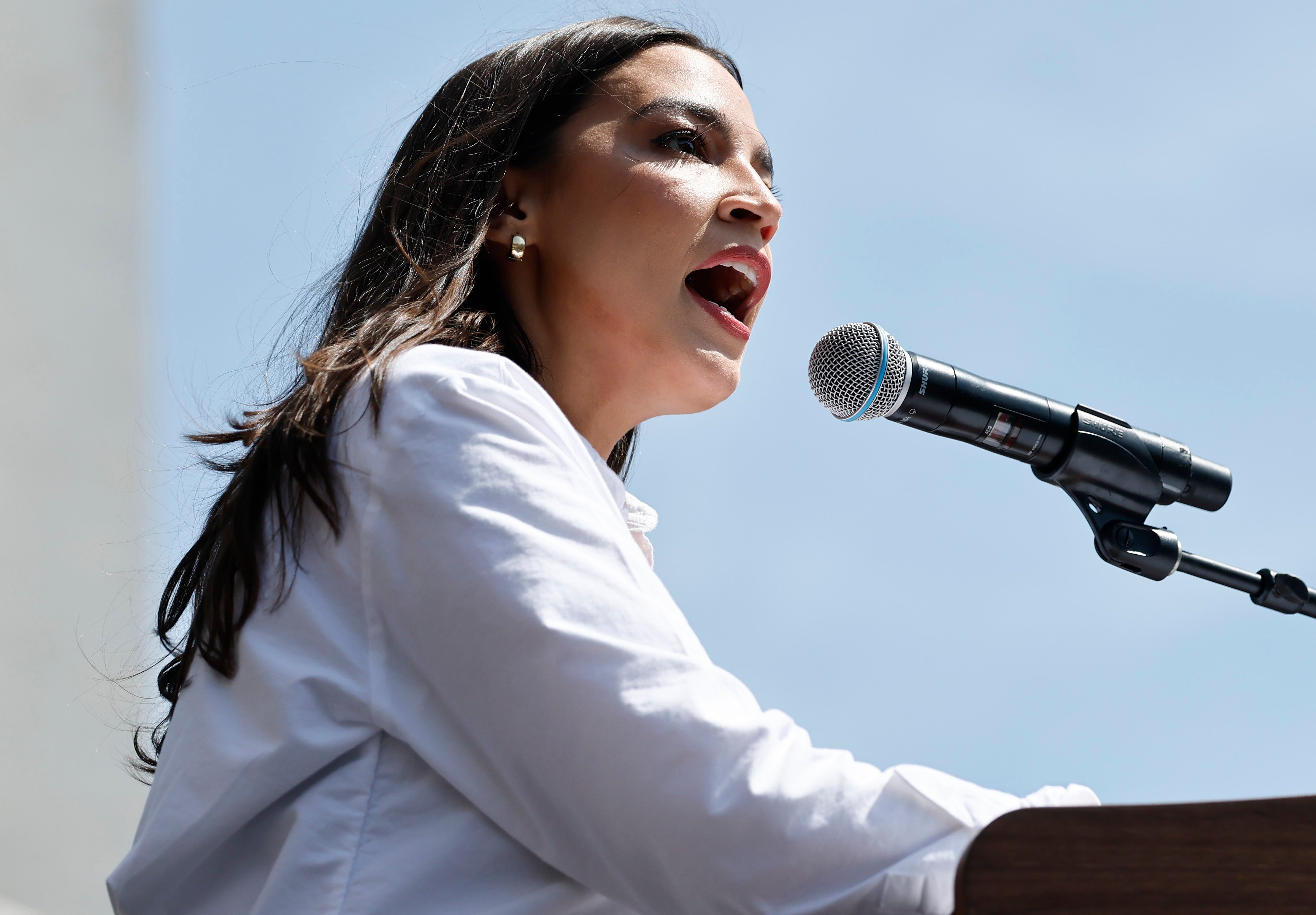 Alexandria Ocasio-Cortez, the progressive New York representative, is reportedly weighing whether to run for the Senate or president in 2028