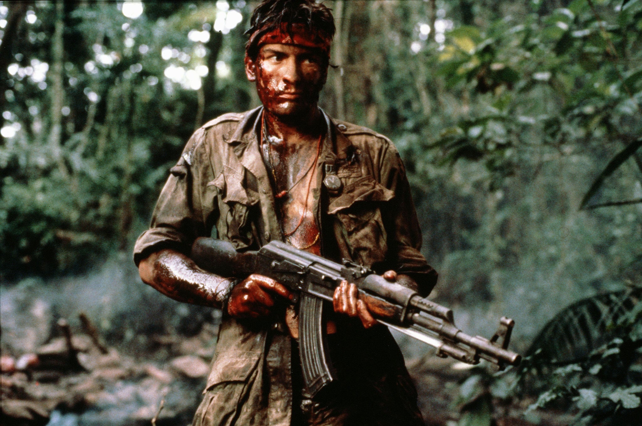 Sheen as a conflicted soldier in Oliver Stone’s Oscar-winning war epic ‘Platoon’