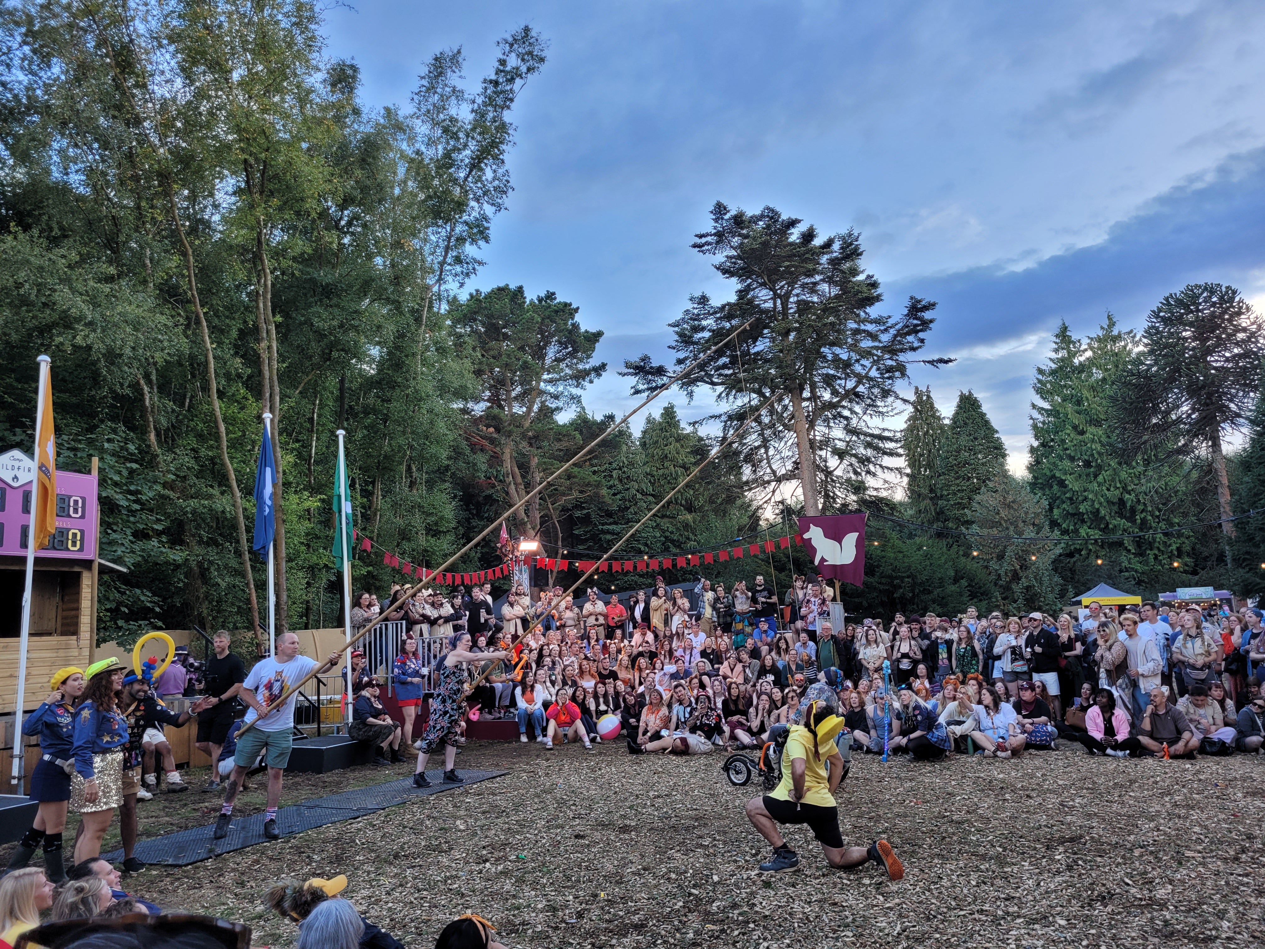 Harry Potter-coded patrol games take place in a central arena