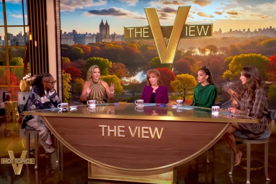 'The View', which also airs on ABC, did not mention Jimmy Kimmel's suspension on Thursday