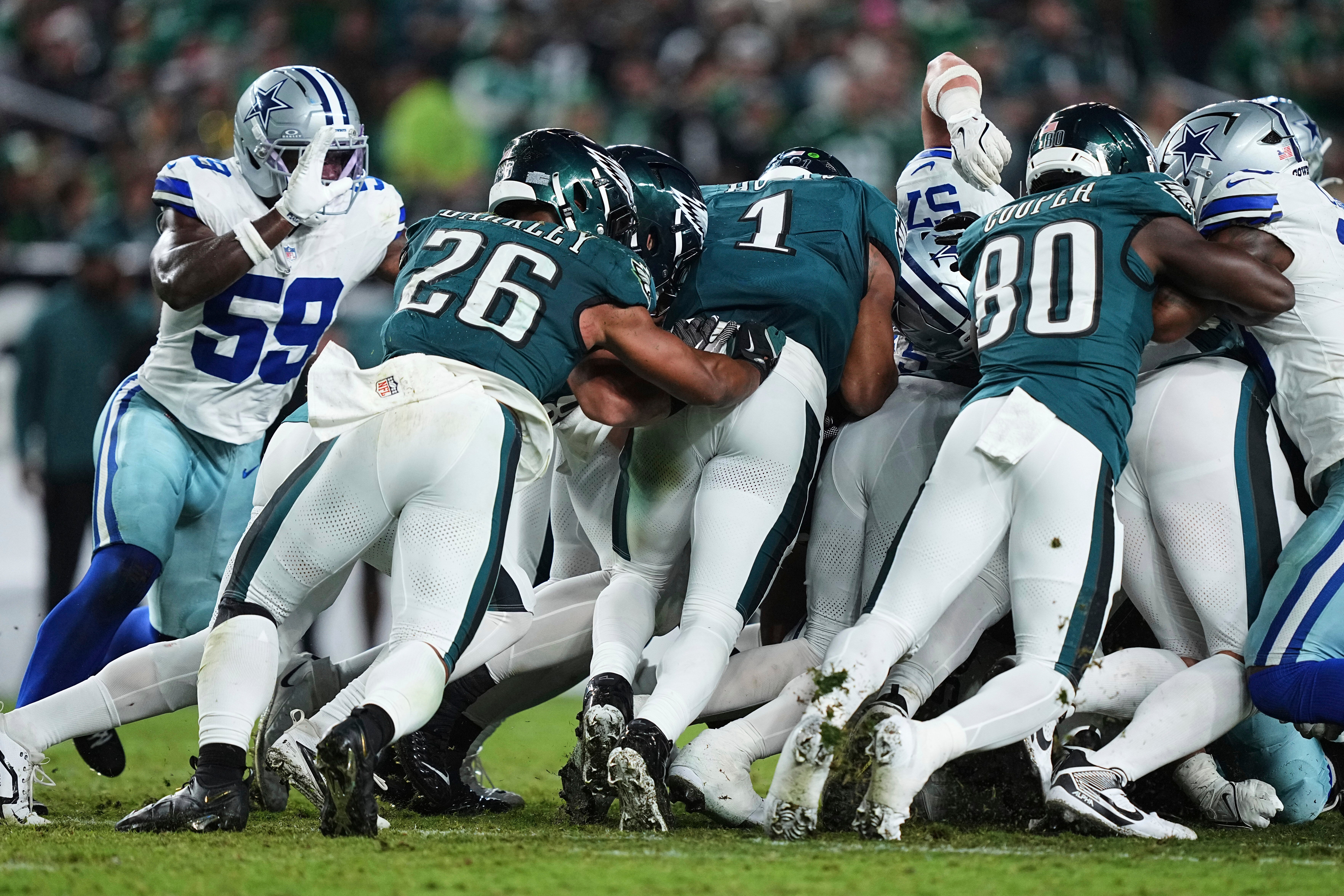 The Eagles are regular users of the ‘tush push’