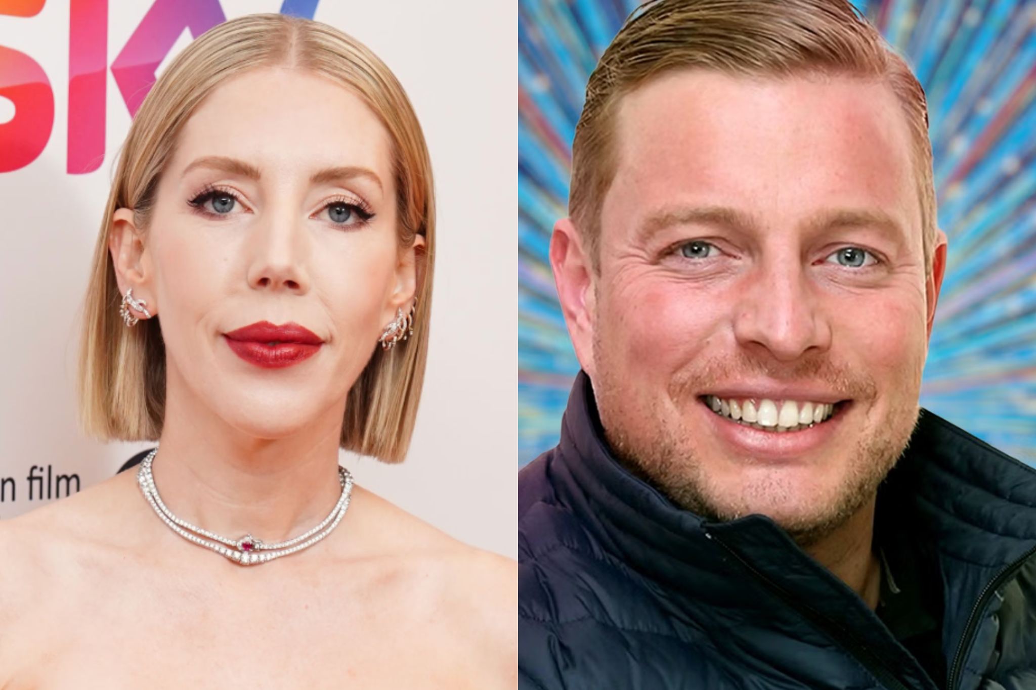 Katherine Ryan has hit out at Thomas Skinner over claims his wife has forgotten his affair