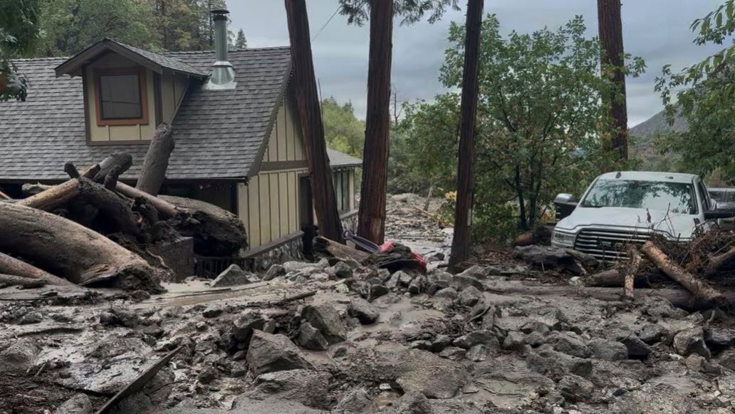 California Mudslides Extreme Weather