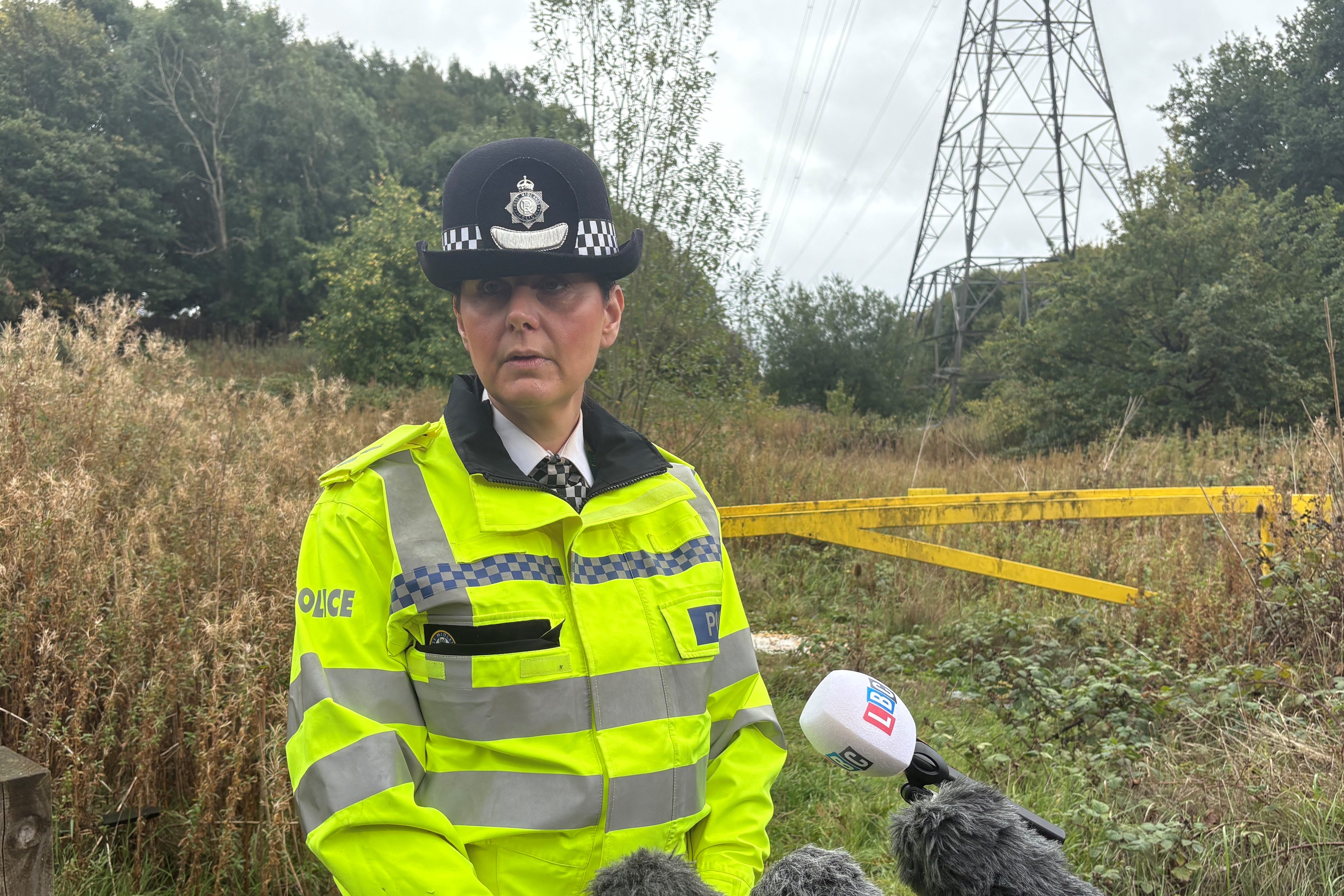 Chief Superintendent Kim Madill speaks to media in Oldbury in relation to the attack (Matthew Cooper/PA)