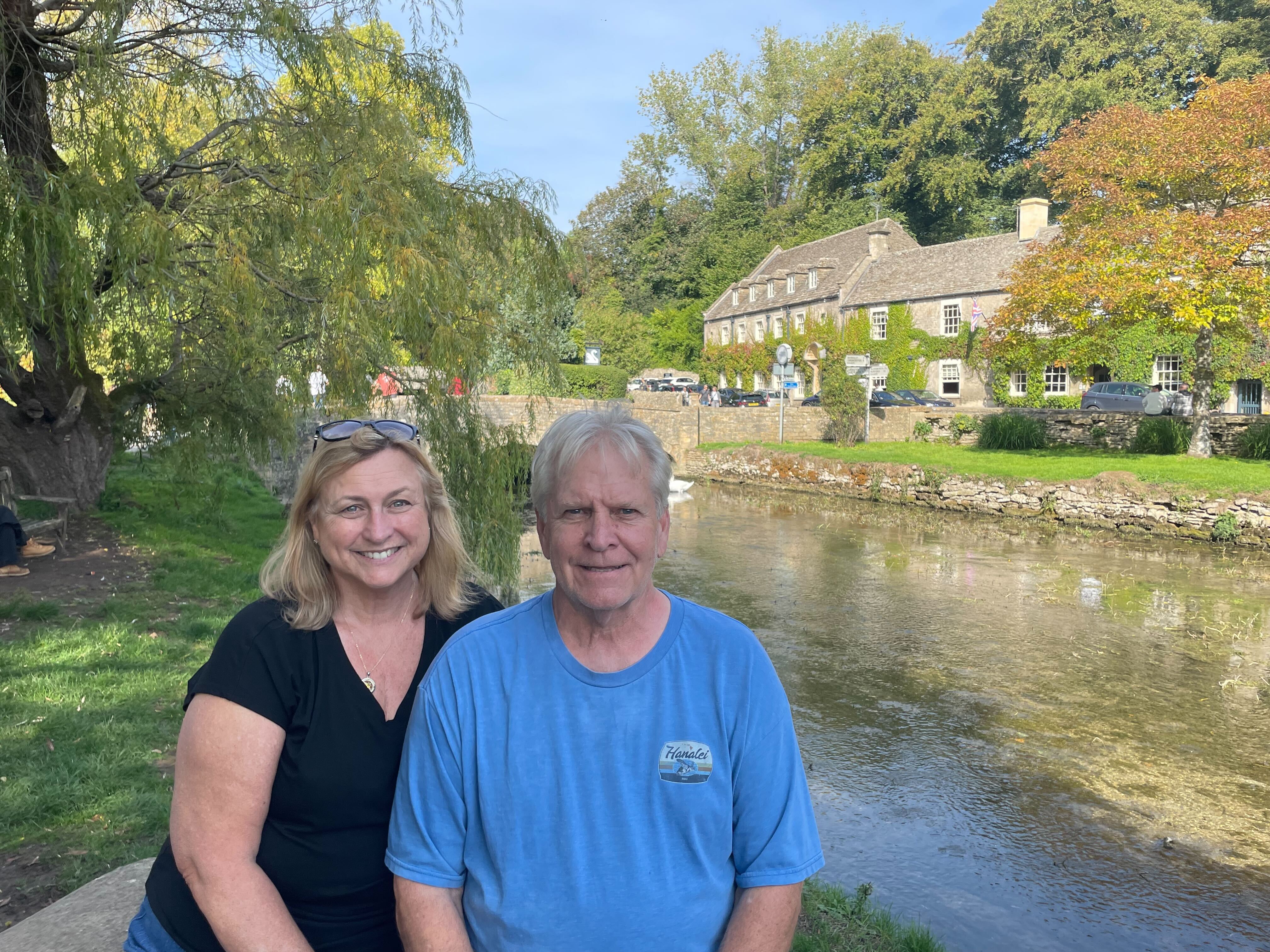 Lisa and Bruce Taber, from California, said the beauty of the village met expectations