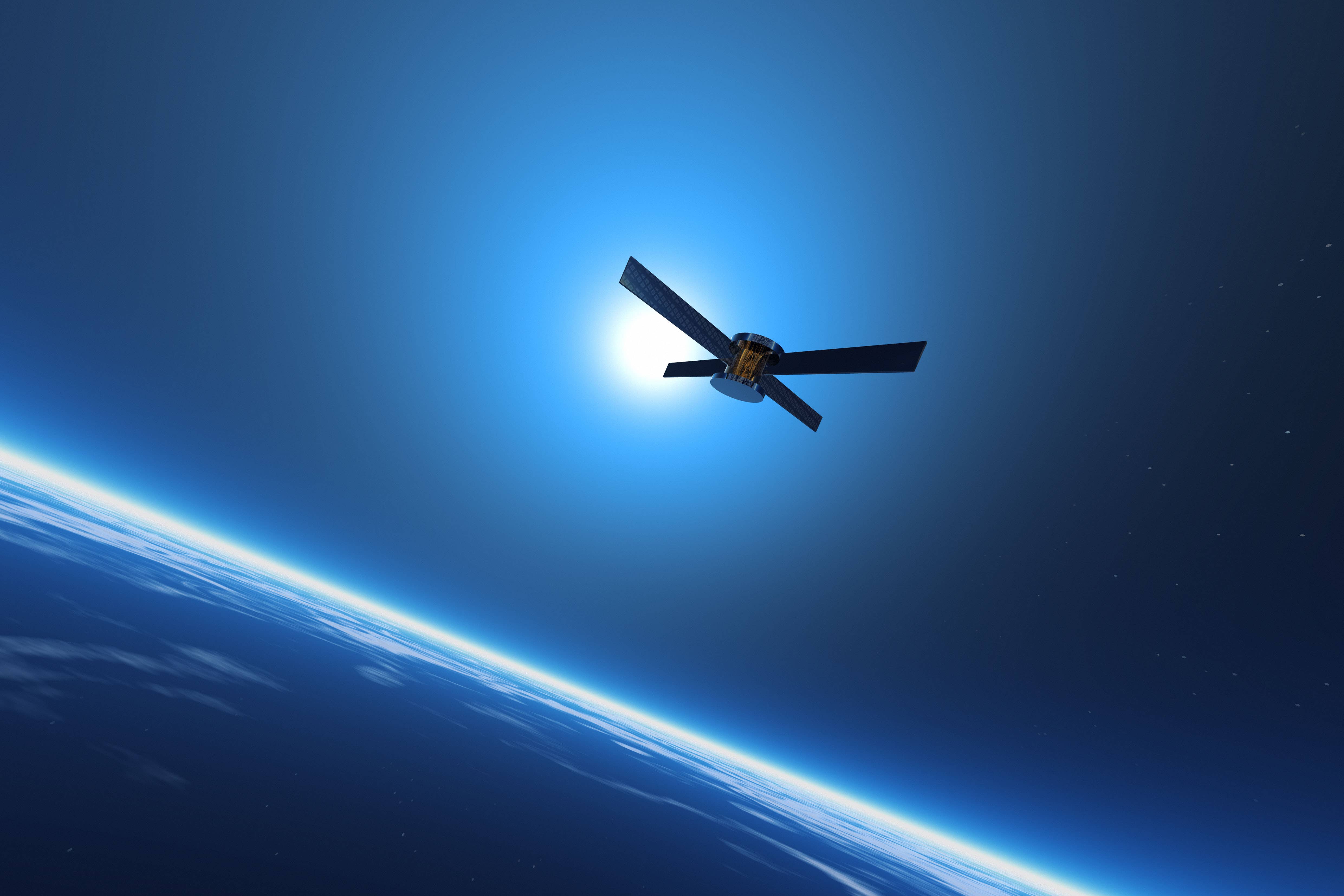 A satellite in space (Alamy/PA)