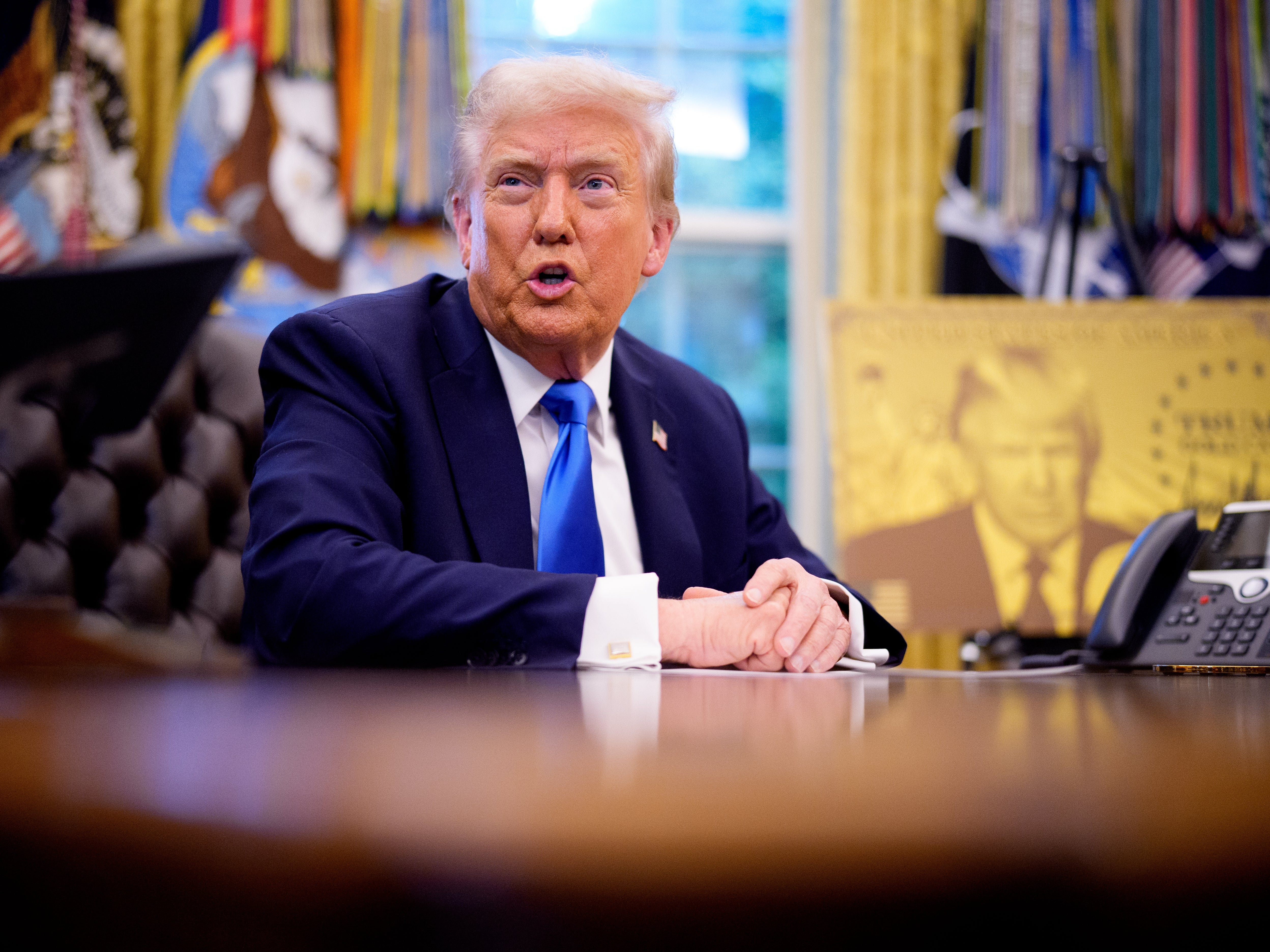 Trump said ‘we have proof’ when asked to provide evidence that the targets of Monday’s strike were carrying drugs