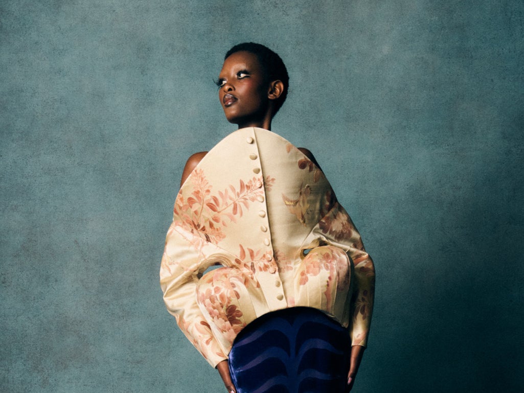 Harris Reed’s collection ‘The Aviary’ referenced various bird motifs