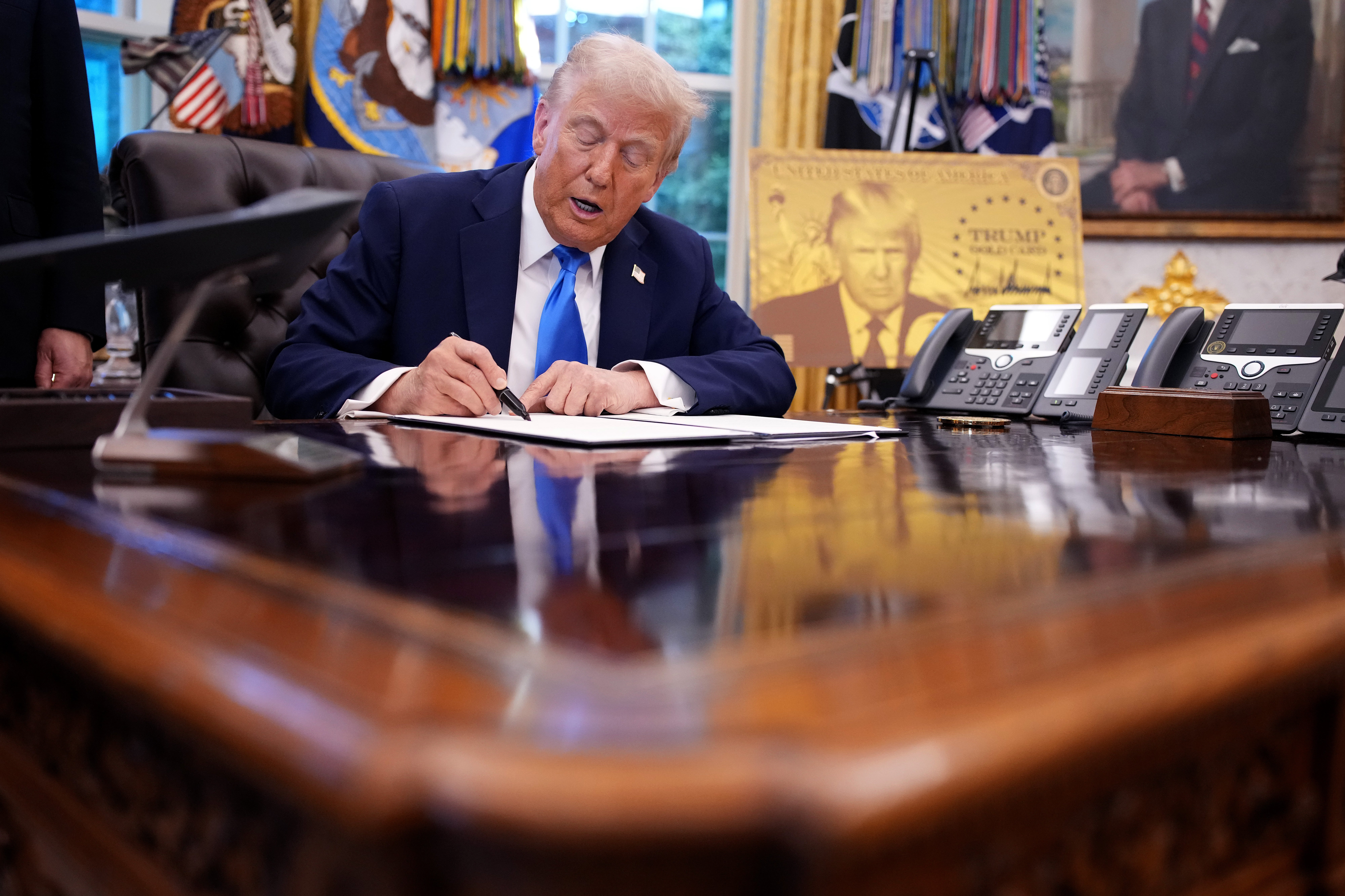 Donald Trump imposed a $100,000 annual fee on H-1B visa applications on 19 September 2025