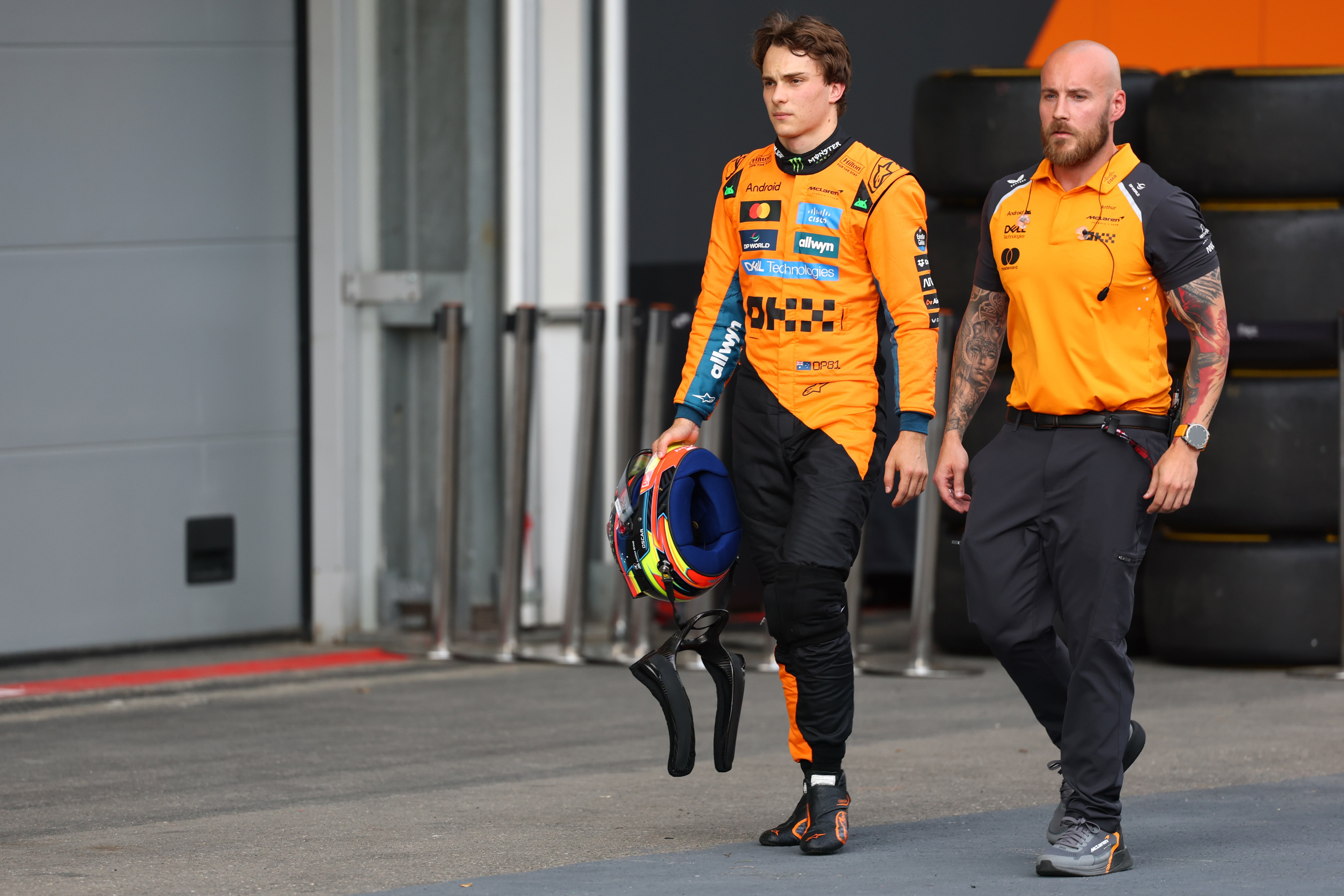 Oscar Piastri crashed out of qualifying