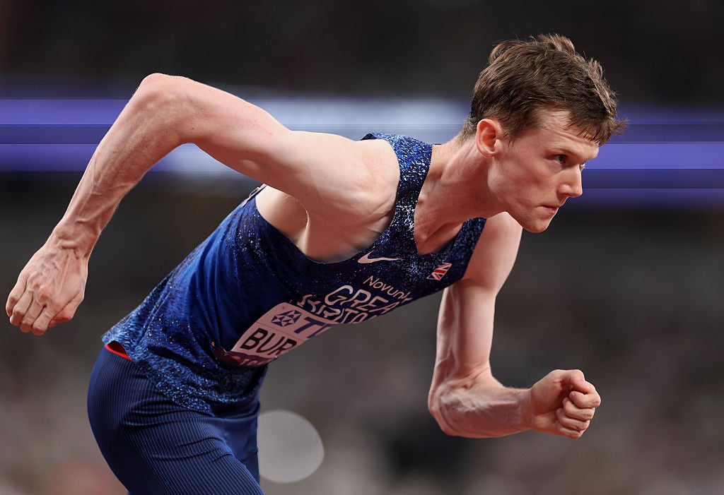 Max Burgin came sixth in the 800m final