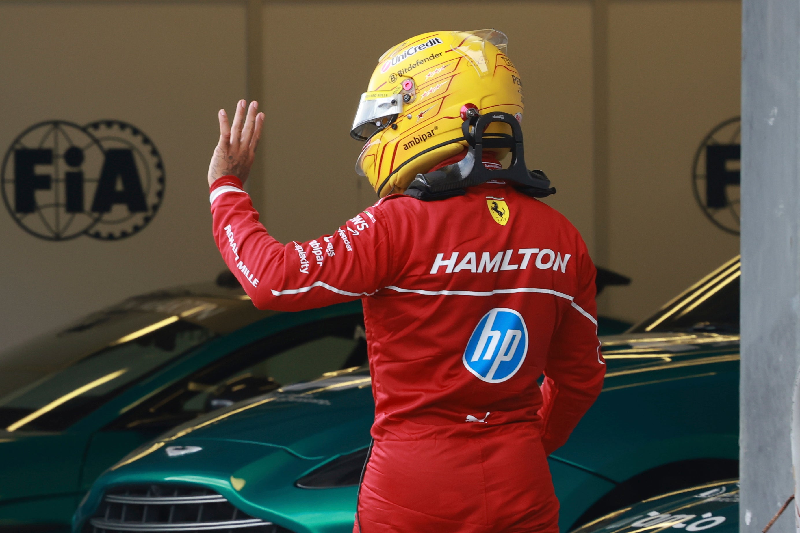 Lewis Hamilton could only qualify in 12th