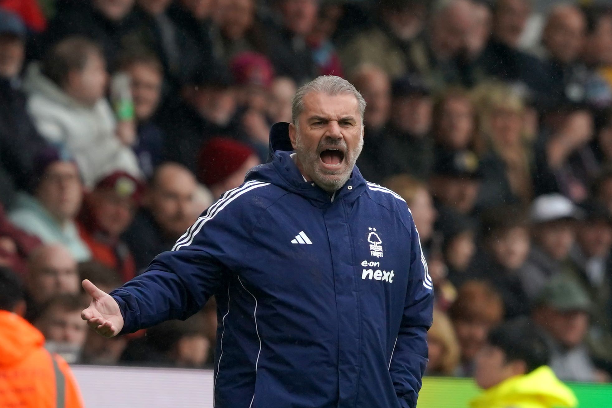 Nottingham Forest manager Ange Postecoglou saw his side draw with Burnley (Ian Hodgson/PA).
