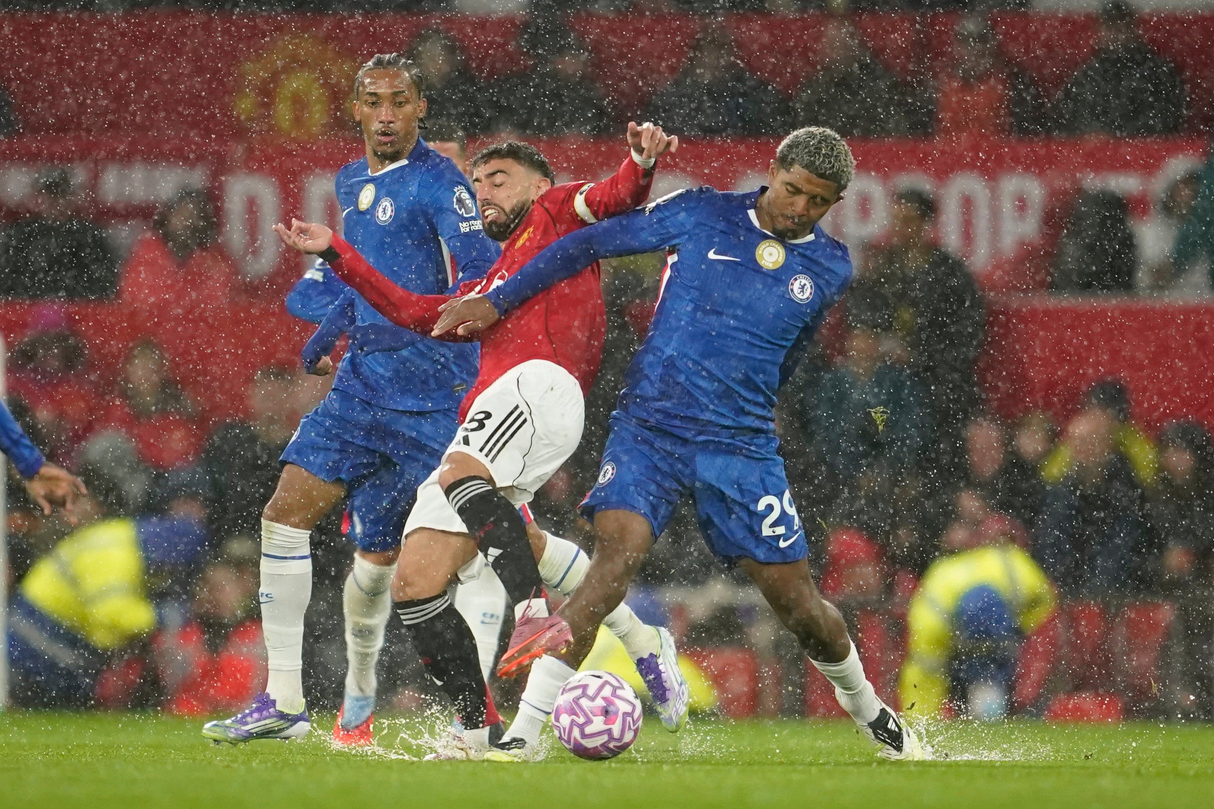 Fernandes could not be tamed against the Blues