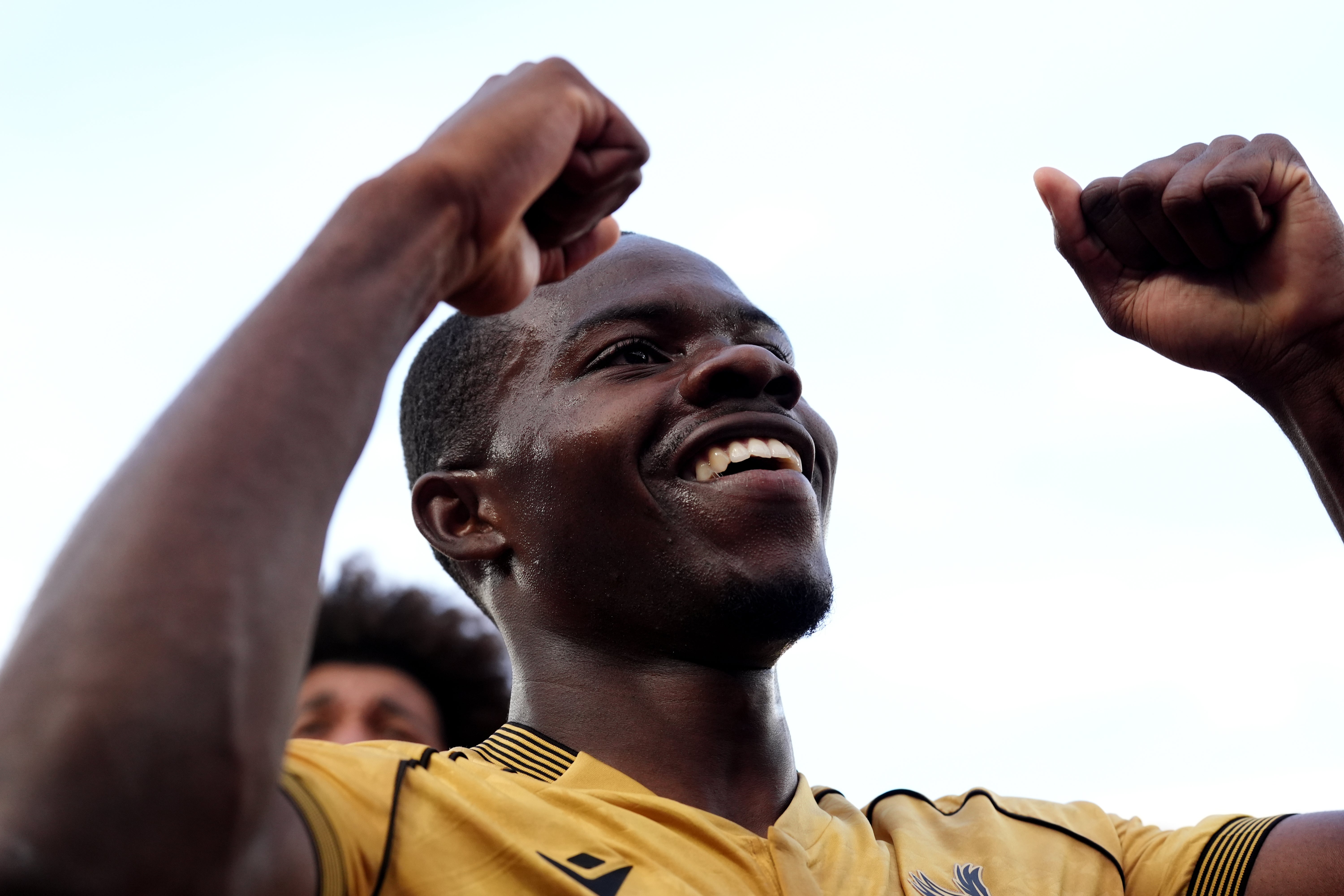 Tyrick Mitchell was the unlikely match-winner for the Eagles (Jonathan Brady/PA)