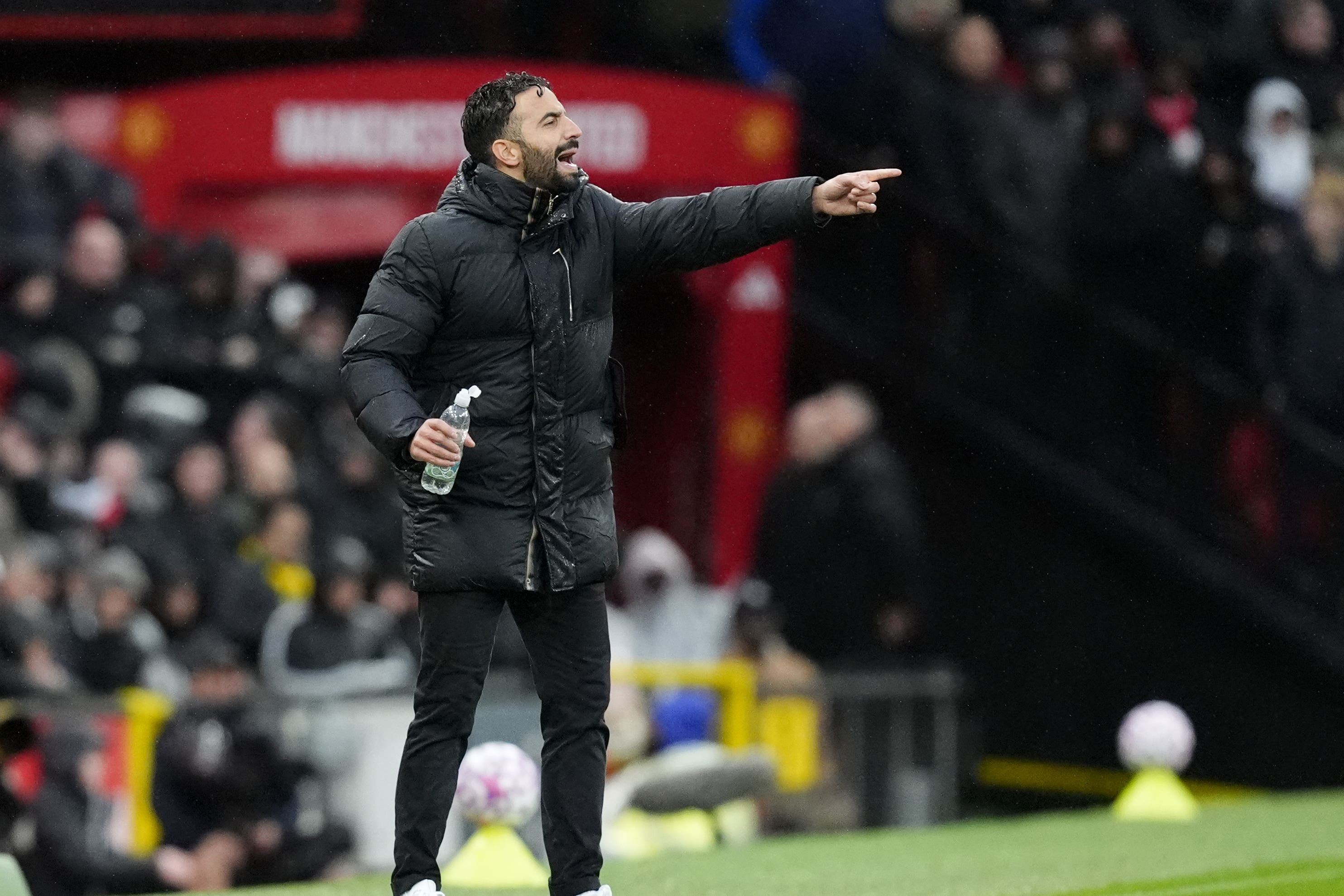 Ruben Amorim wants Manchester United to stop making life difficult for themselves (Nick Potts/PA).