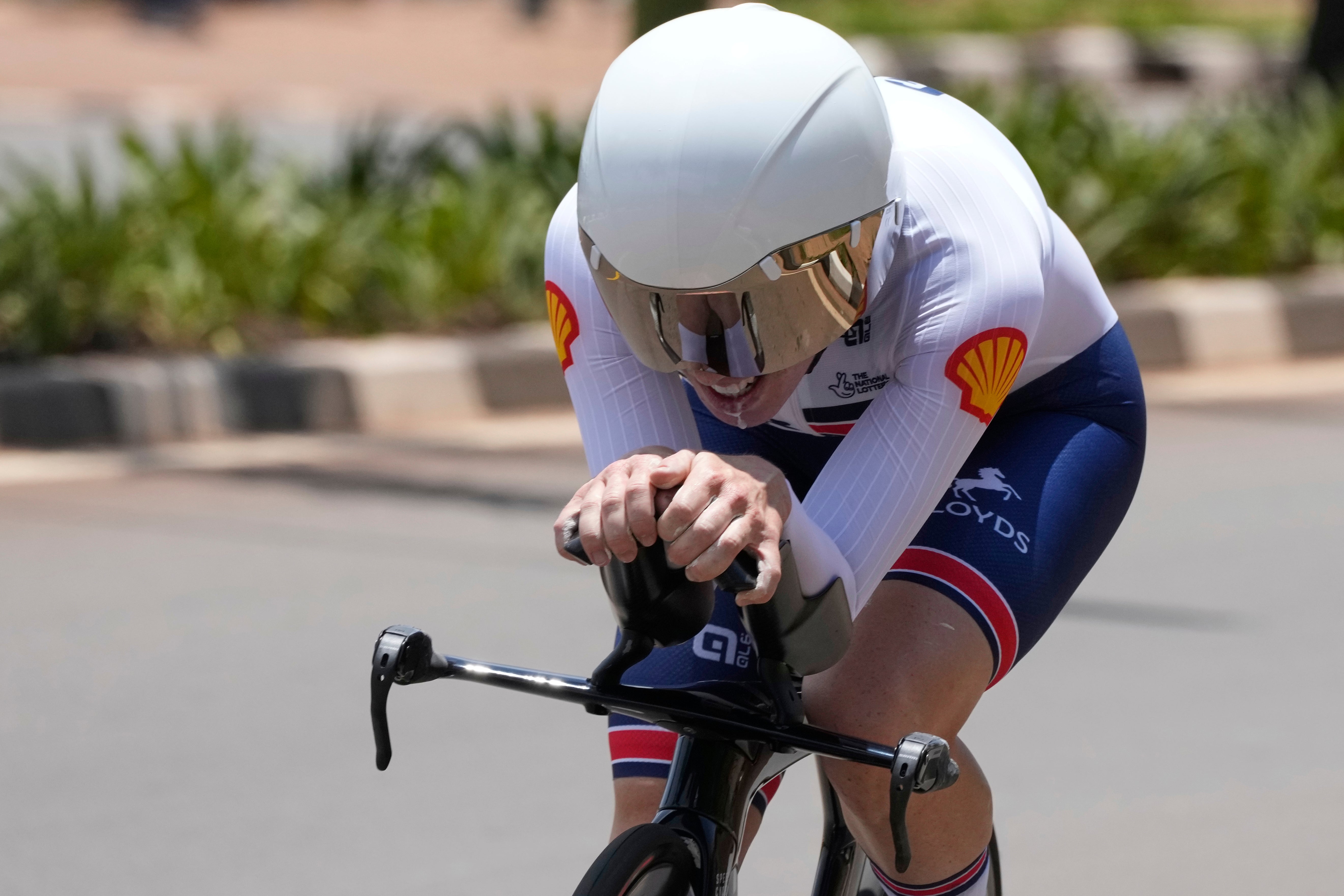 Britain's Anna Henderson finished eighth in Sunday’s opening event, the elite women’s time trial