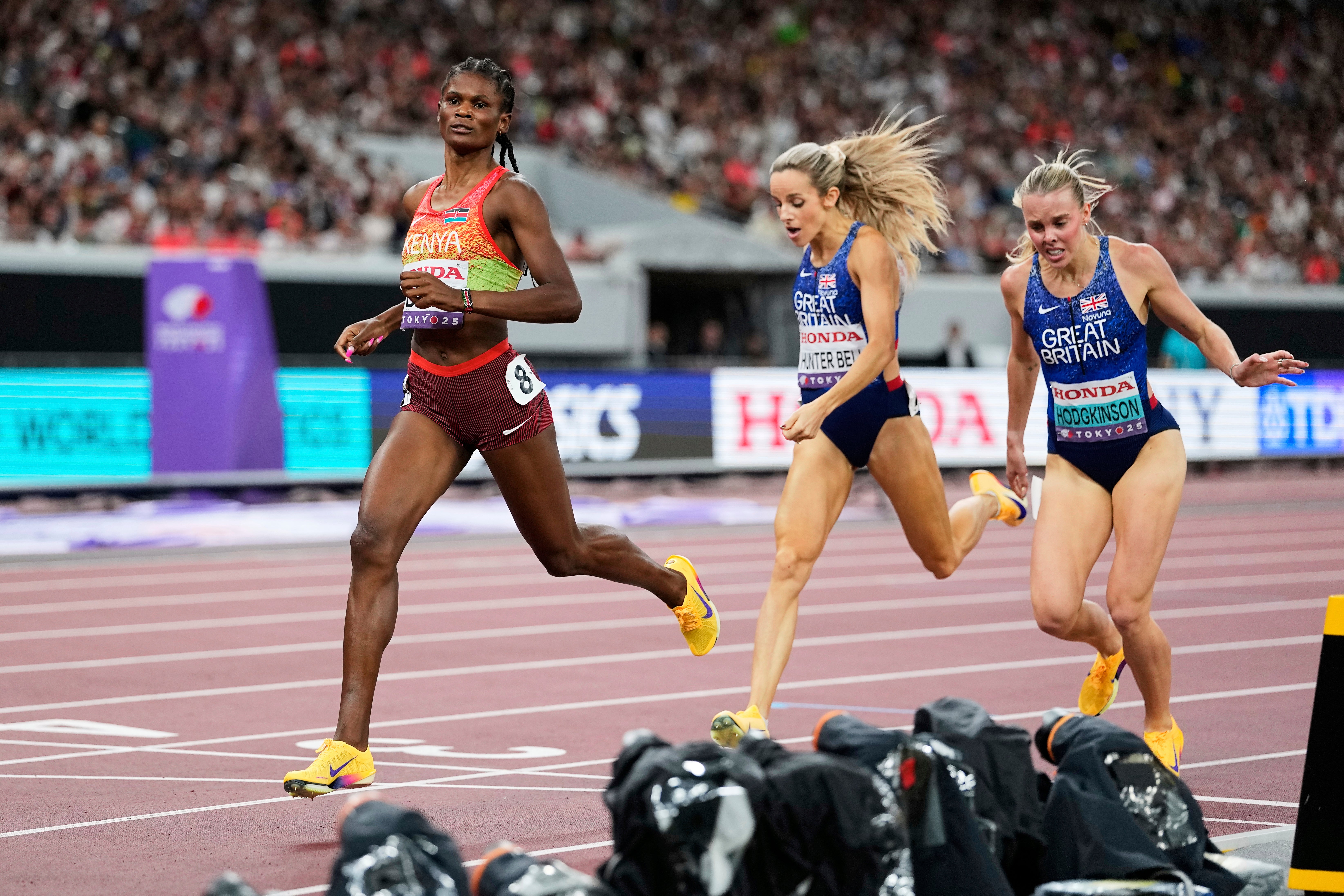 Kenya’s Lilian Odira was too good for the British pair