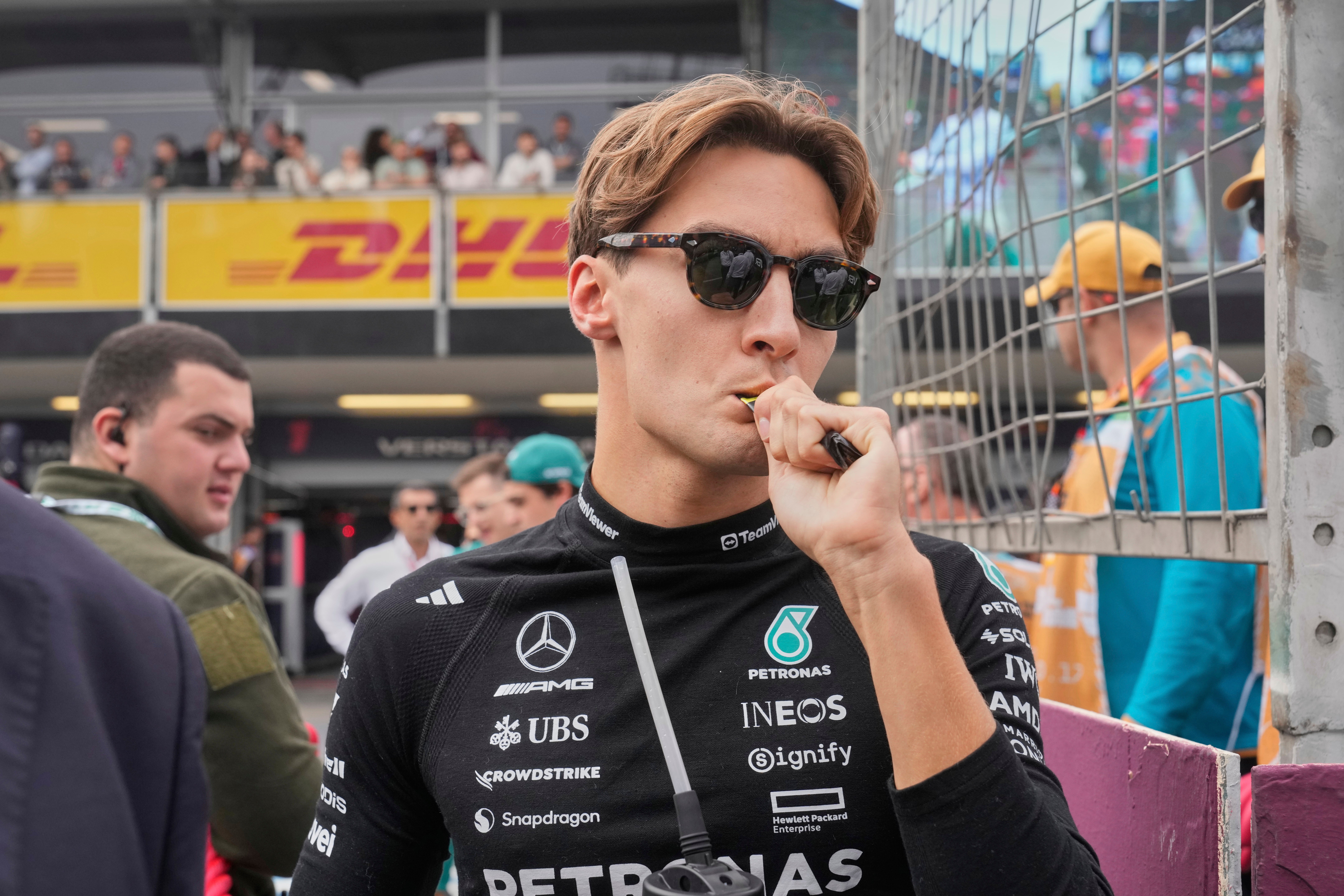 Russell battled illness throughout the weekend (AP Photo/Darko Bandic)