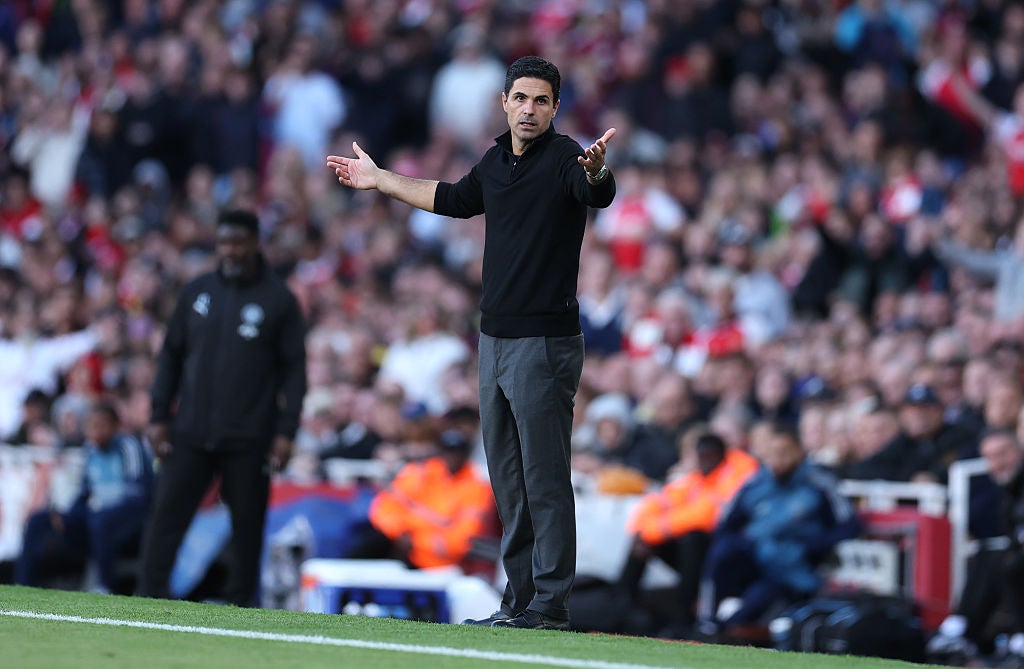 Arteta also revealed summer signing Piero Hincapie has suffered a “little groin injury” but one that the Spaniard will be a “short-term” issue.