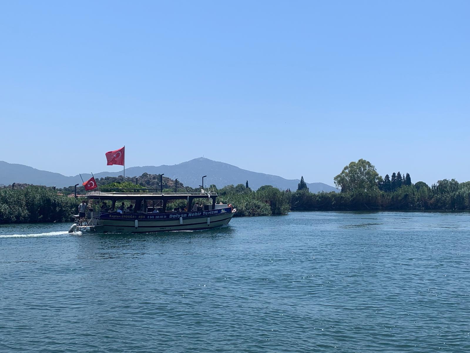 By boat is one of the best ways to see the area