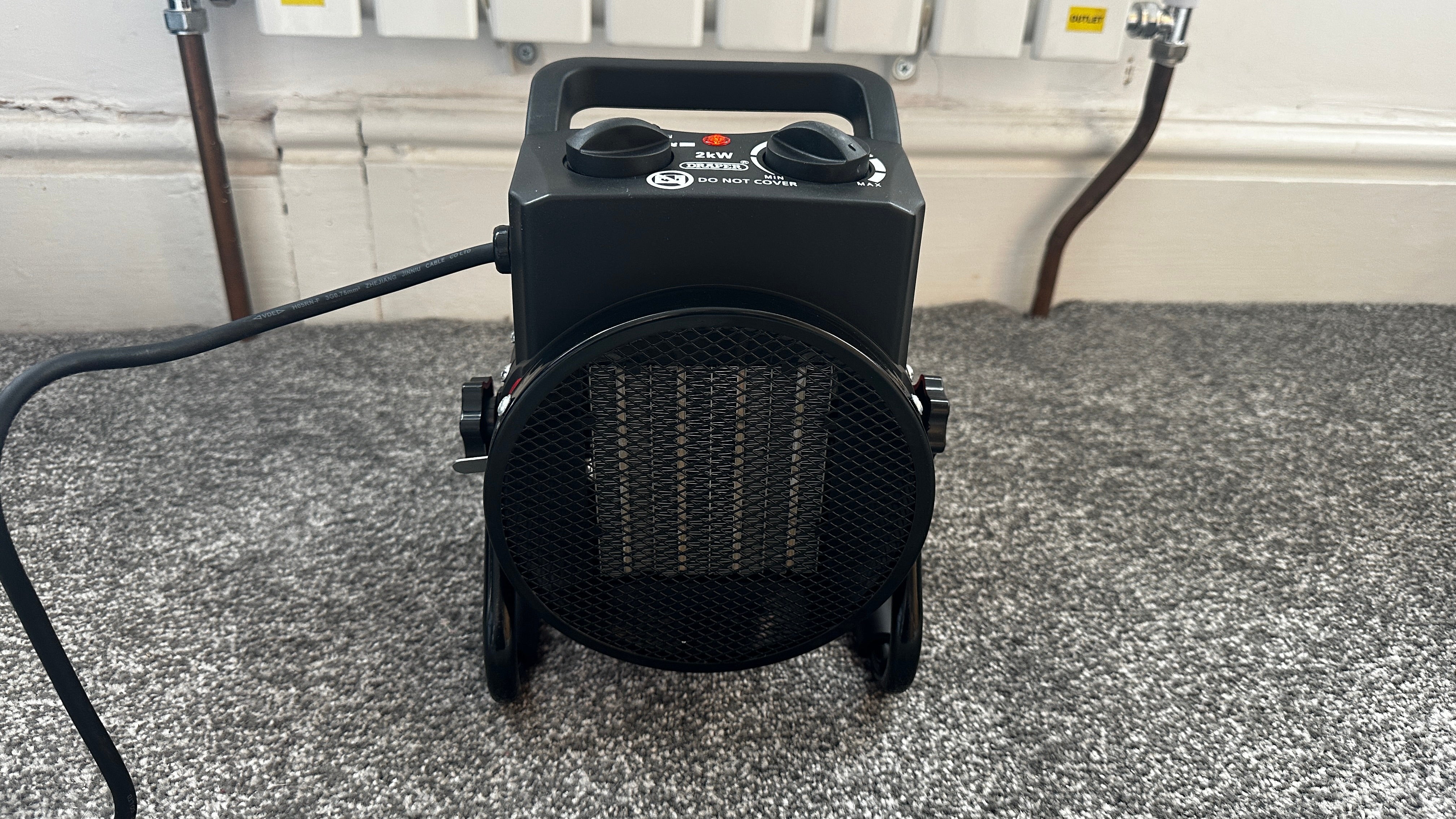 indybest best portable heaters review Draper 2kW electric space heater