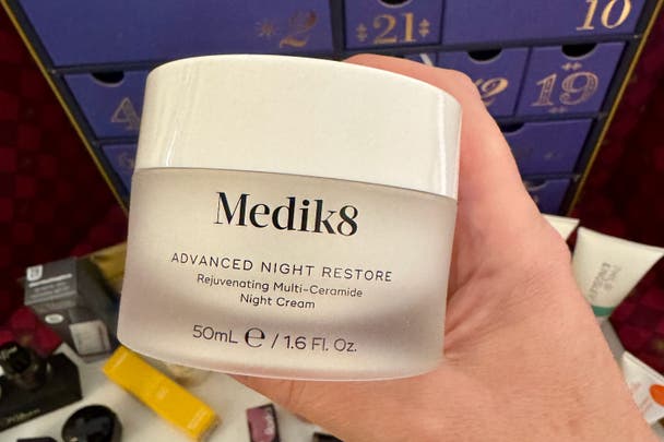 John Lewis beauty advent calendar Medik8 night cream