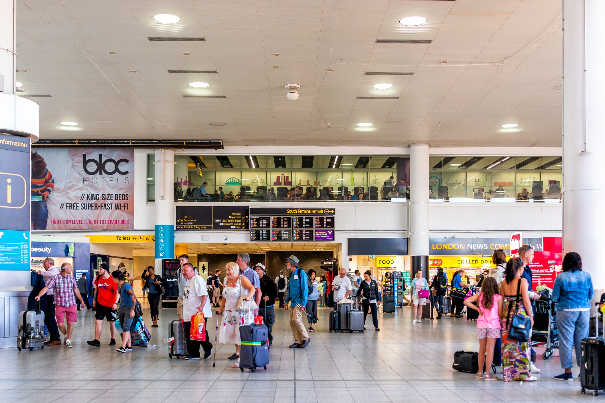 Going places: More than 40 million passengers travel through Gatwick each year