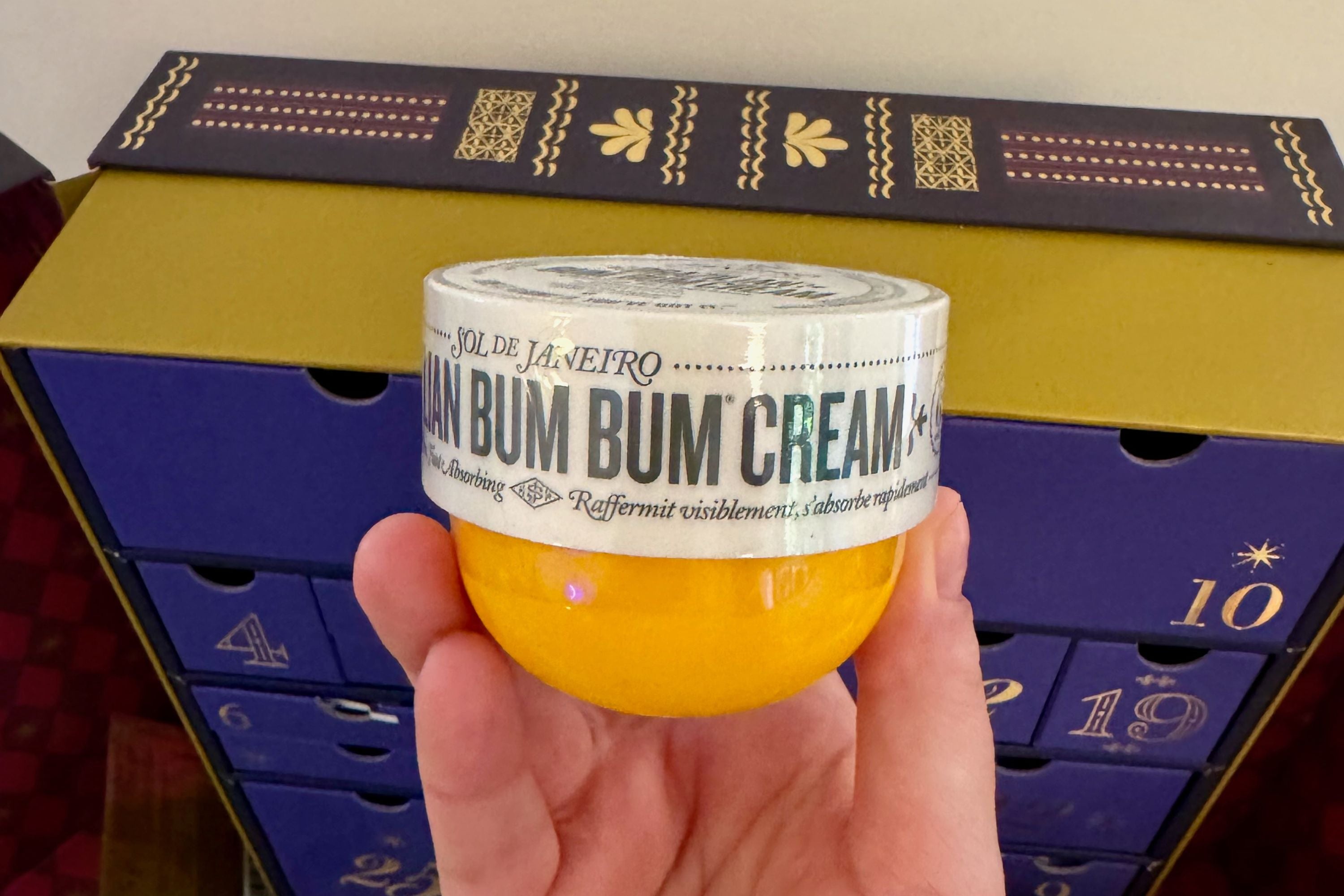 John Lewis beauty advent calendar Sol de Janeiro bum bum cream.jpg