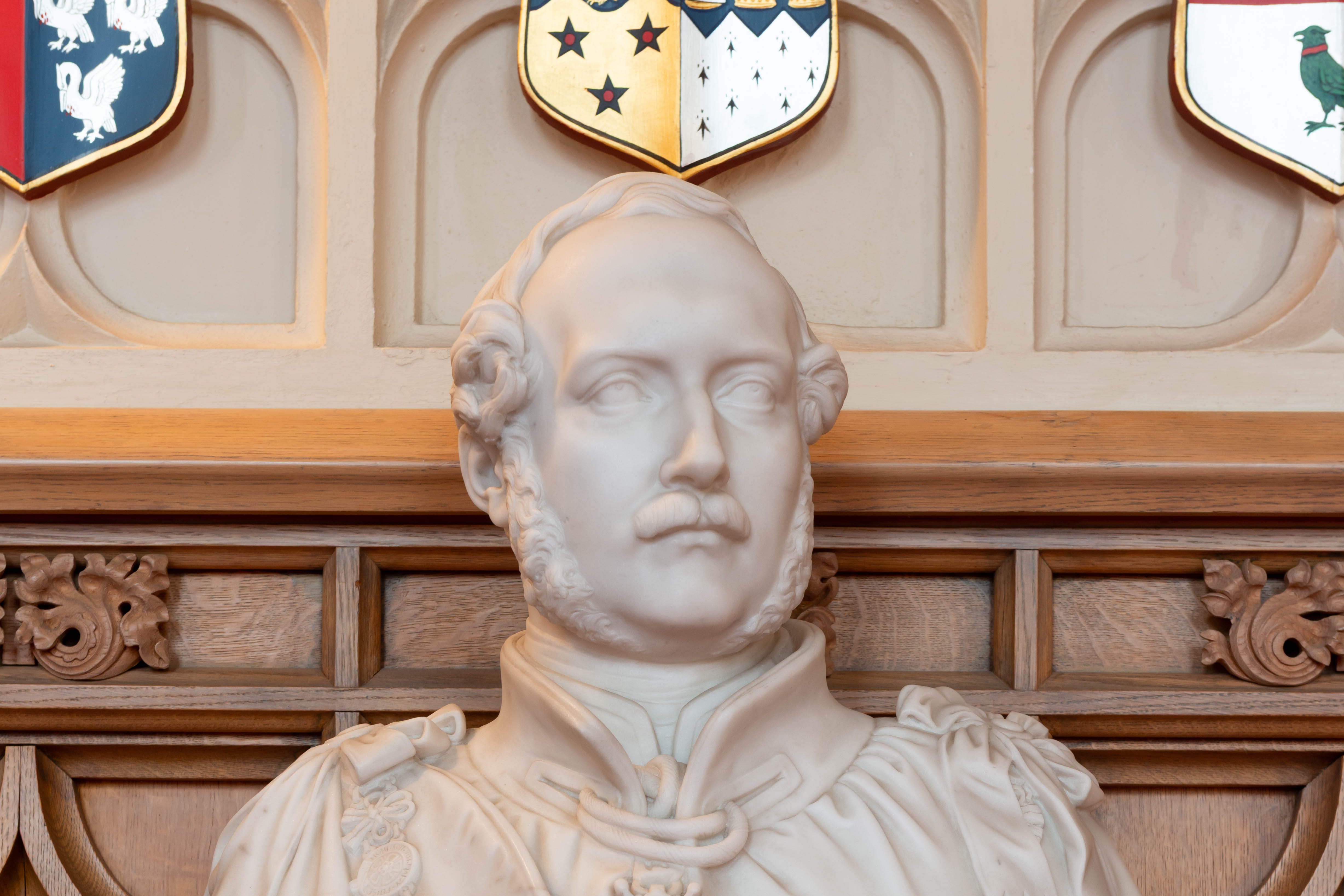 The princess went on to give the sculpture of Prince Albert to Queen Victoria for Christmas in 1864