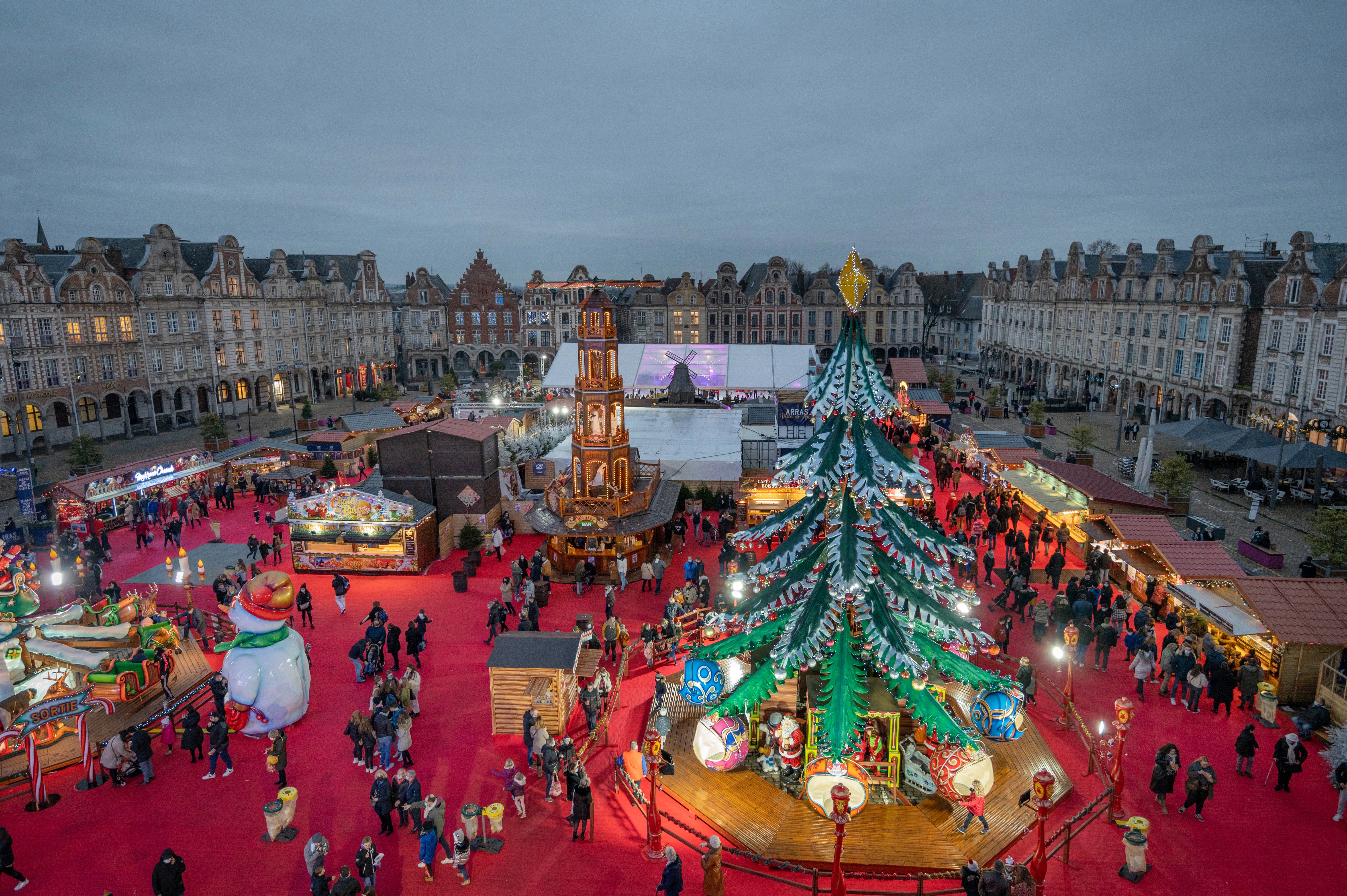 Arras in Hauts-de-France is another popular choice for a festive market