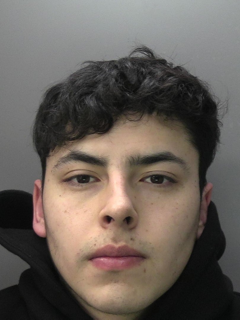 Israel Contreras, 22, was caught after dropping his phone while trying to flee a property