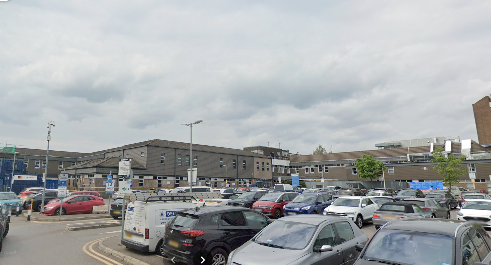 External view of Macclesfield Hospital
