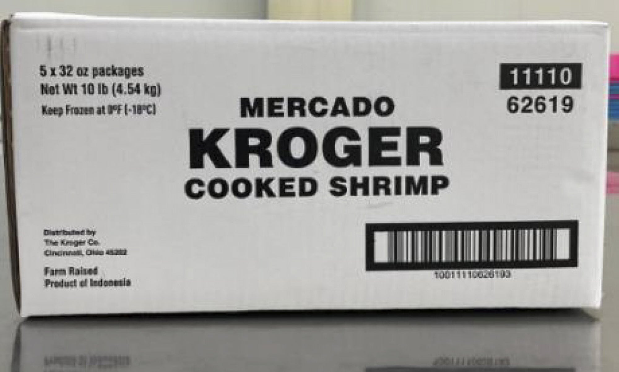 Kroger Mercado Cooked Medium Peeled Tail-Off Shrimp
