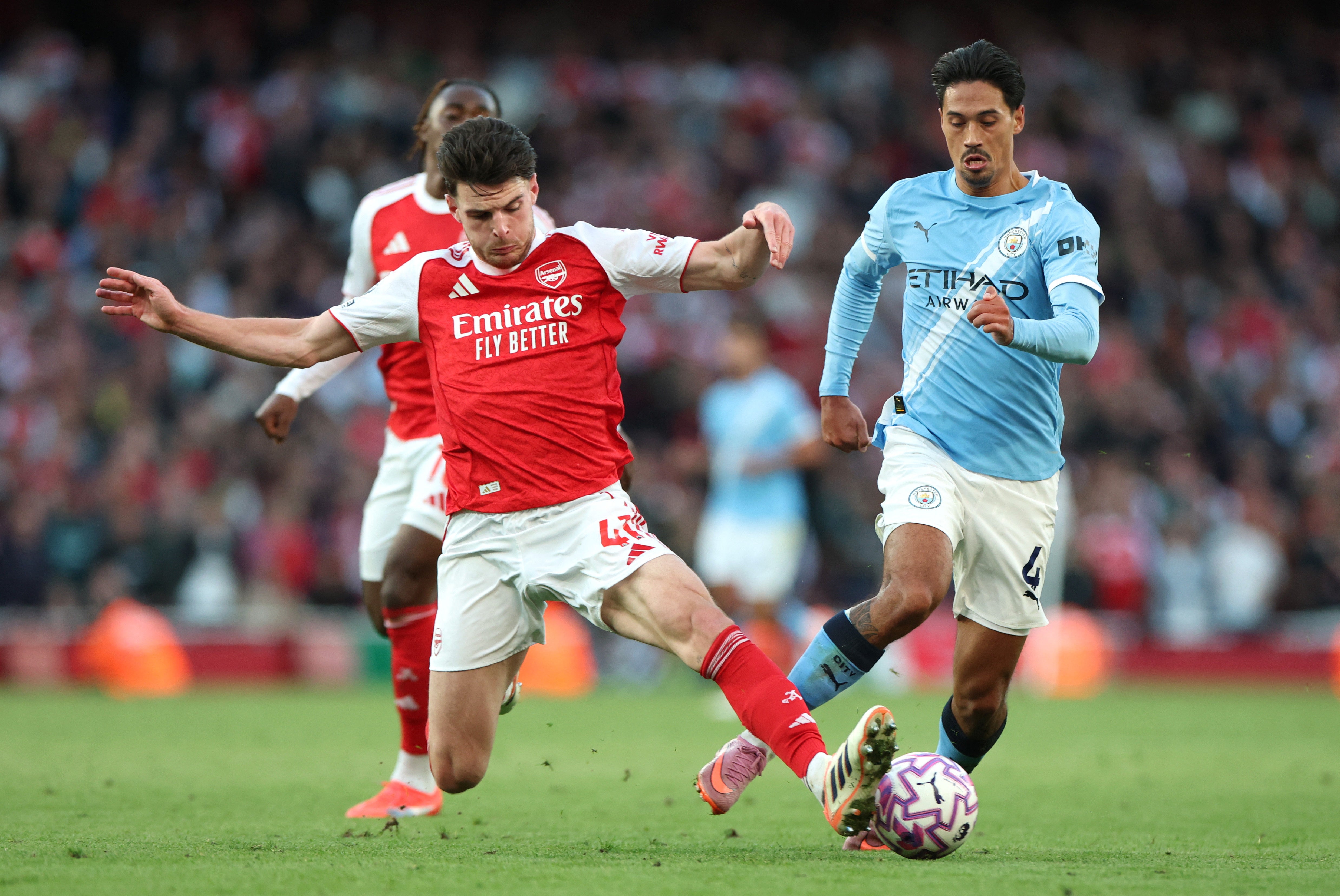 Tijjani Reijnders says Man City did not plan of letting Arsenal have most of the possession at the Emirates Stadium