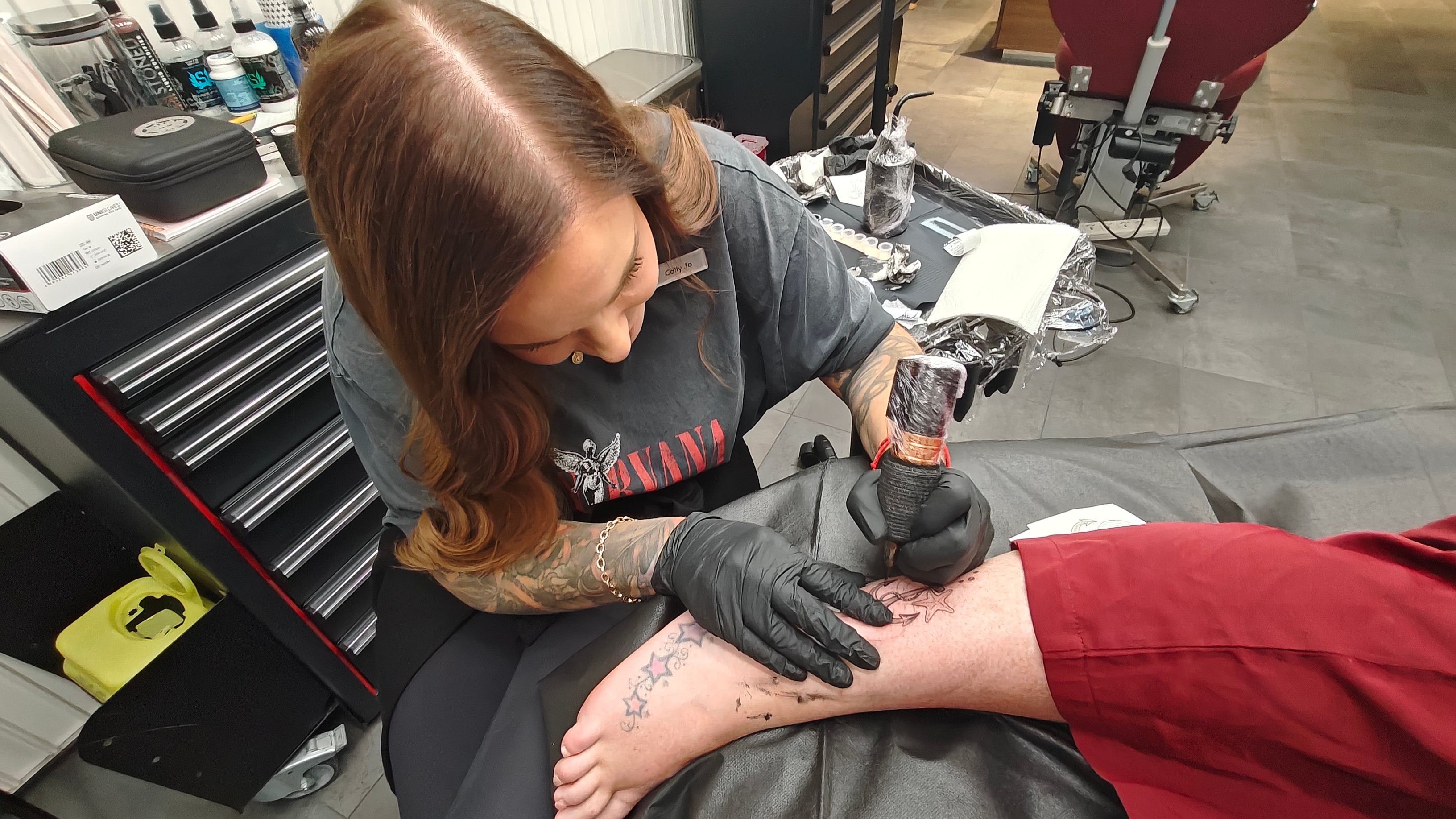 Tattoo artist Cally-Jo has inked high profile customers such as Rihanna