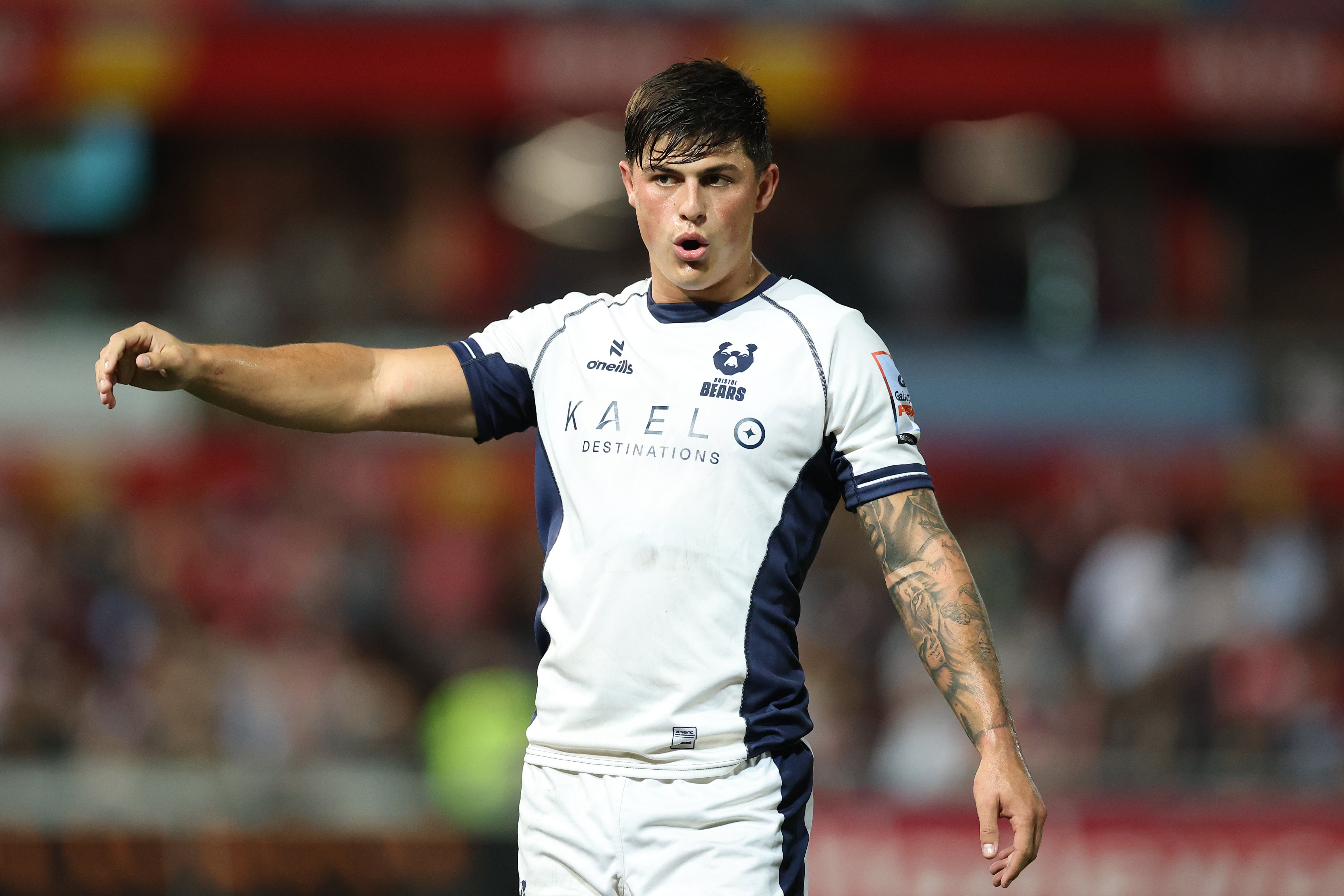 Louis Rees-Zammit is back in rugby with Bristol