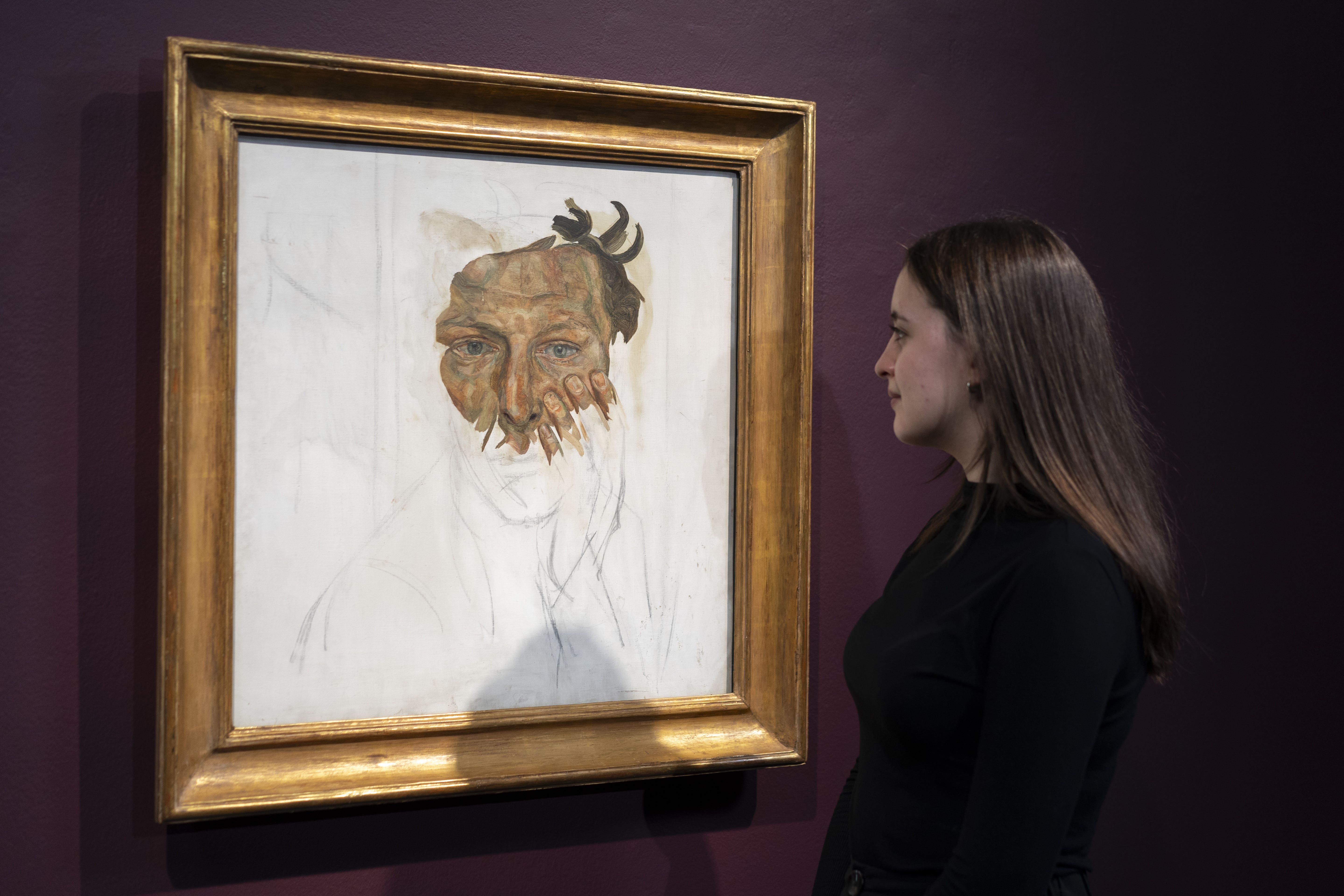 Self-portrait Fragment, by Lucian Freud (Ben Whitley/PA)