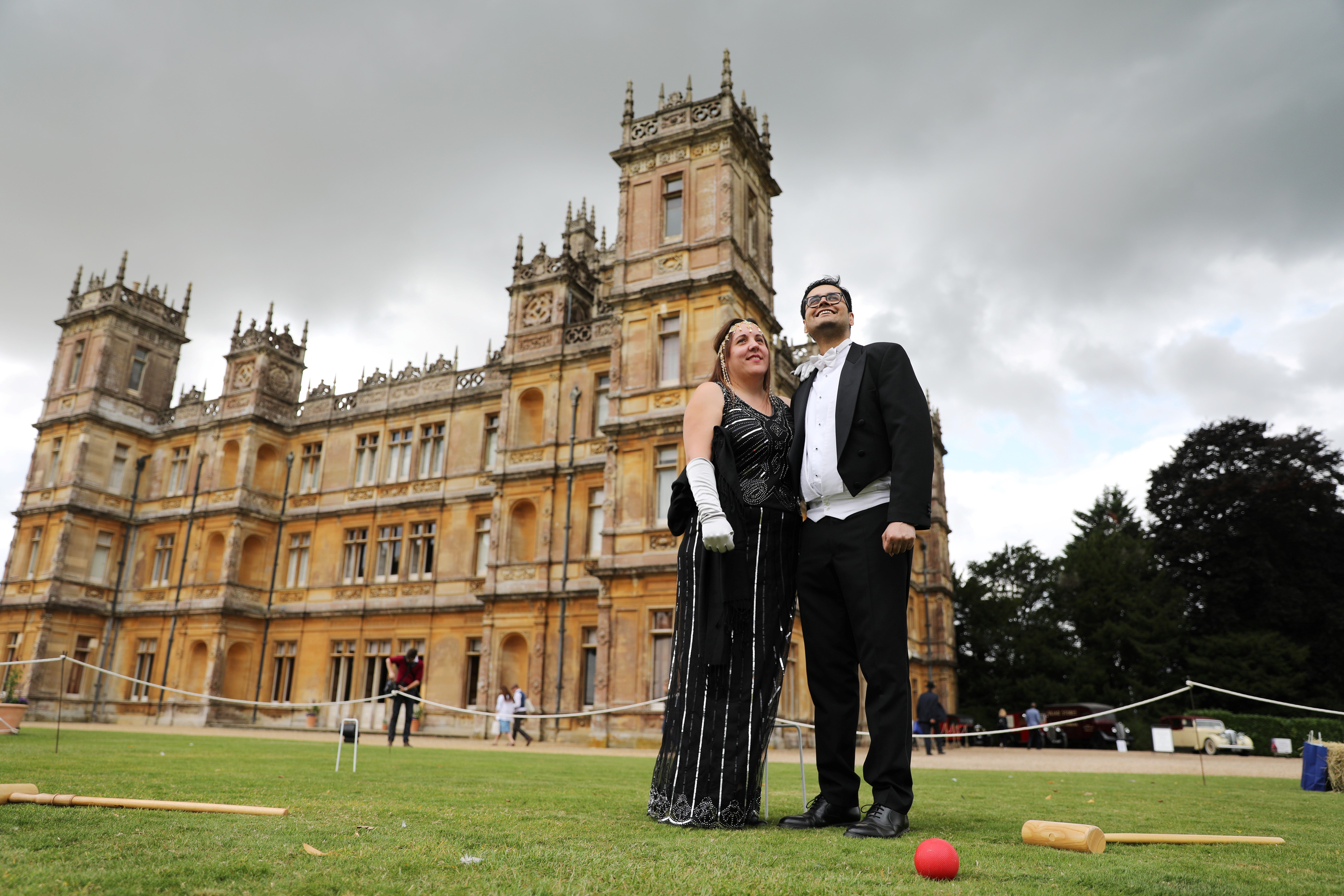 Highclere regularly plays host to events such as this 1920s-themed party