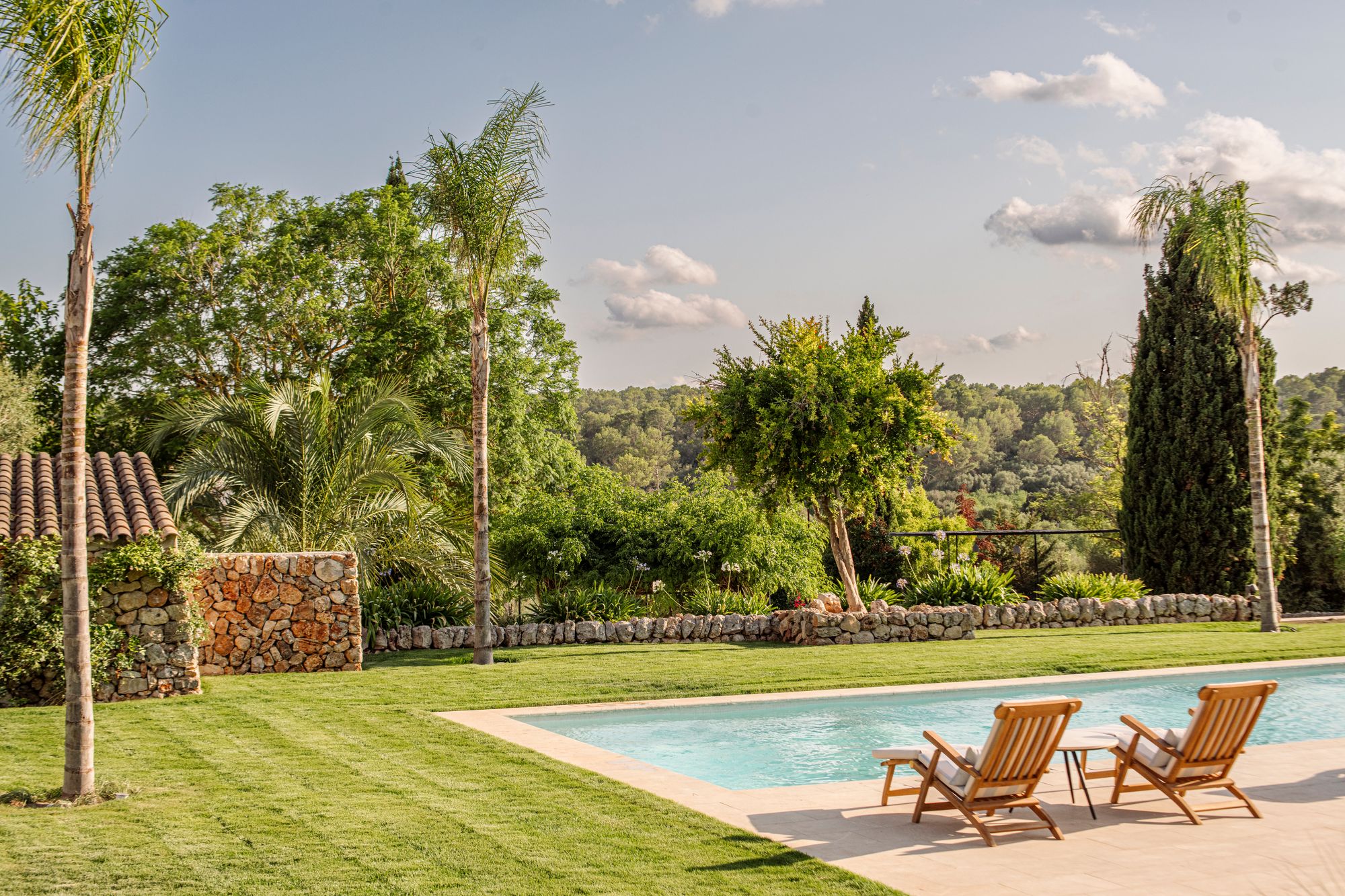 The rural setting of Son Xotano hotel in Mallorca, Spain, with only the cicadas as a soundtrack