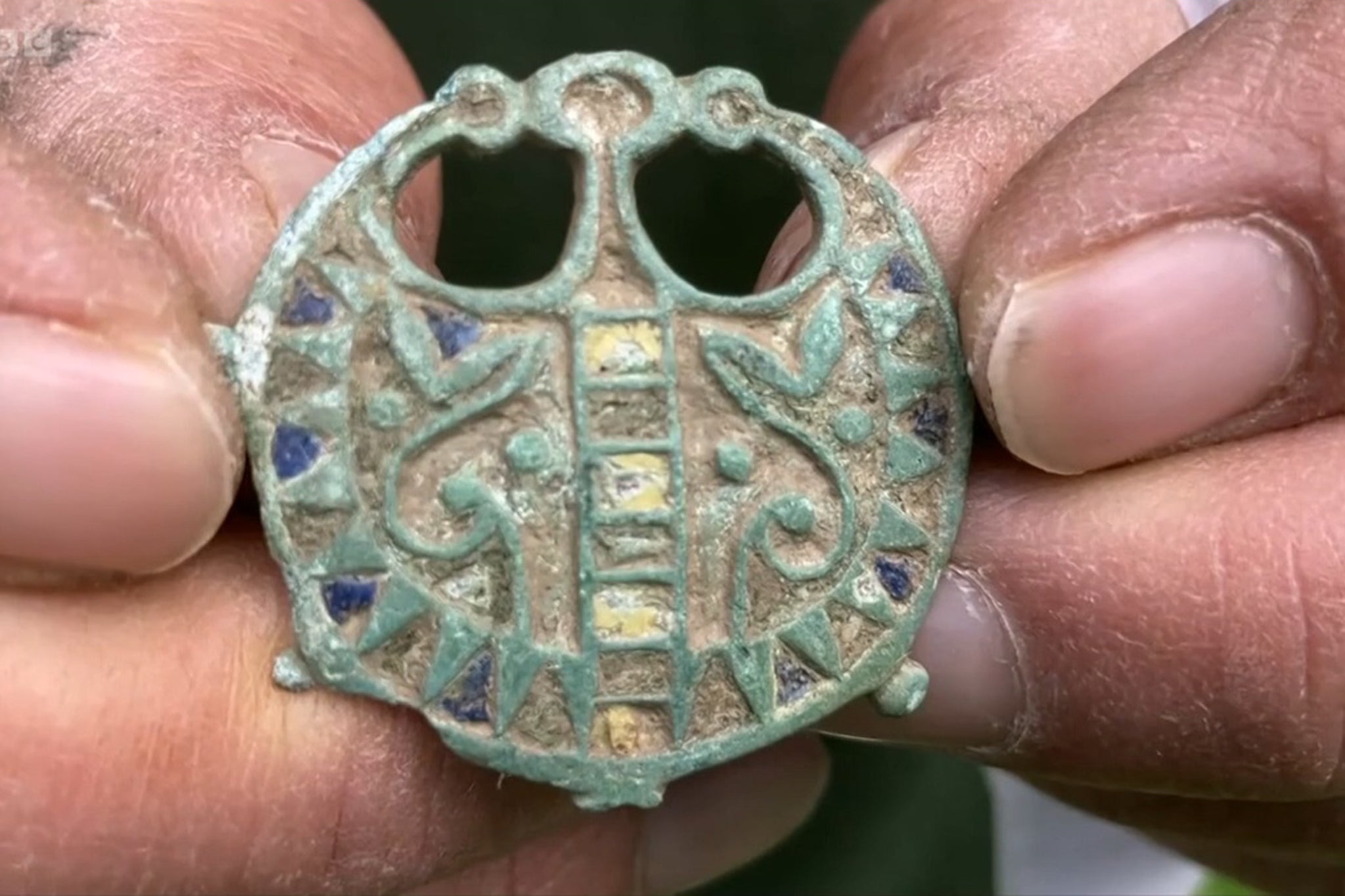Martin Williams initially thought the 2,000-year-old brooch was a children's toy